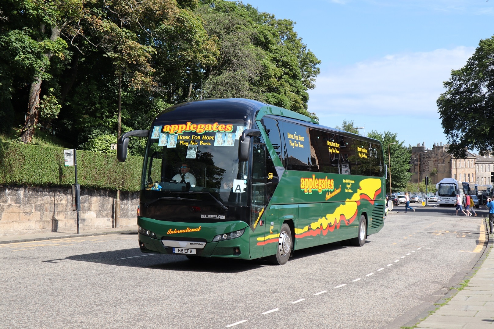 Applegates Neoplan Tourliner in Edinburgh