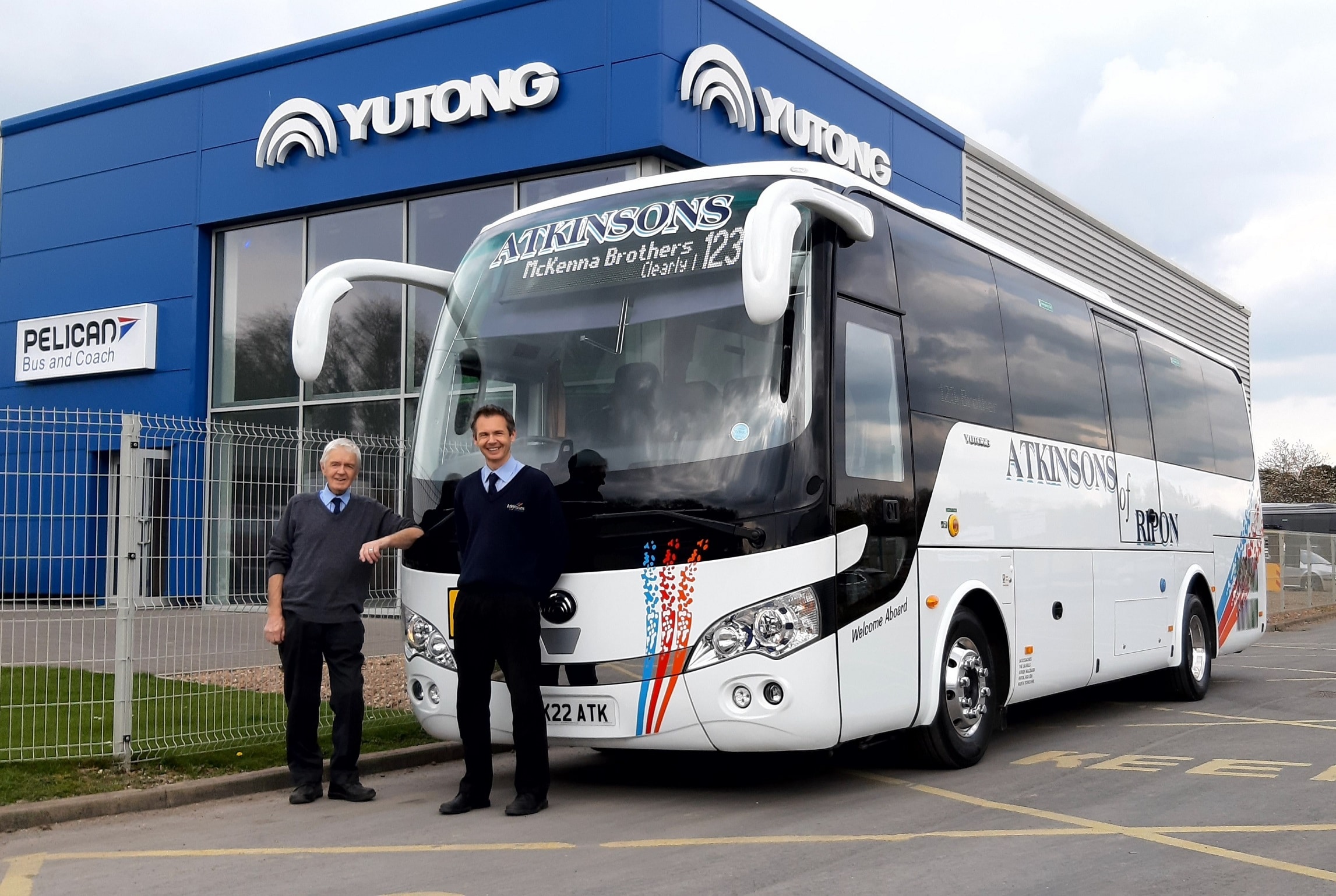 Atkinsons Coaches Yutong TC9 handover