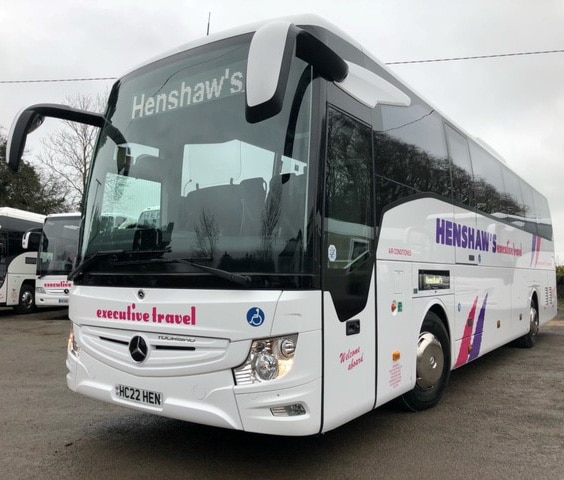 Mercedes-Benz Tourismo Access for Henshaw's Executive Travel