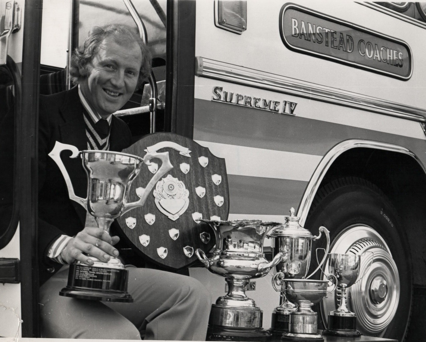 Dudley Haines of Banstead Coaches at the UK Coach Rally