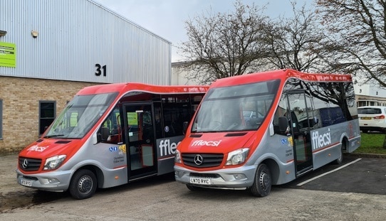 Fflecsi Blaenau Gwent operated by Stagecoach