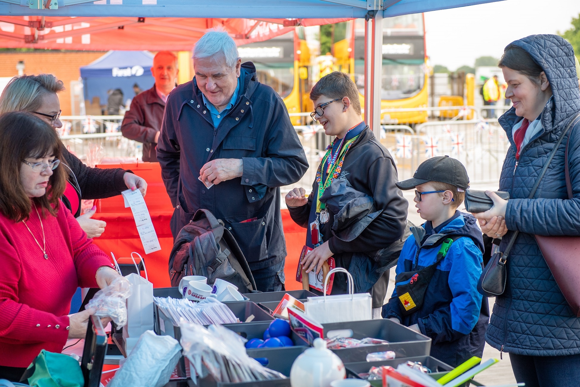 Visitors to the First South Yorkshire charity open day