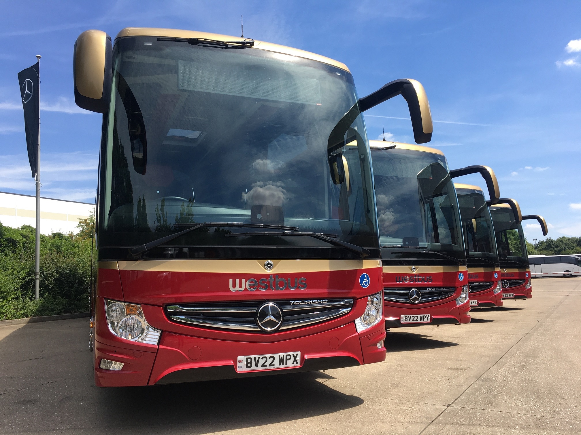 Mercedes Benz Tourismo additions to Westbus fleet