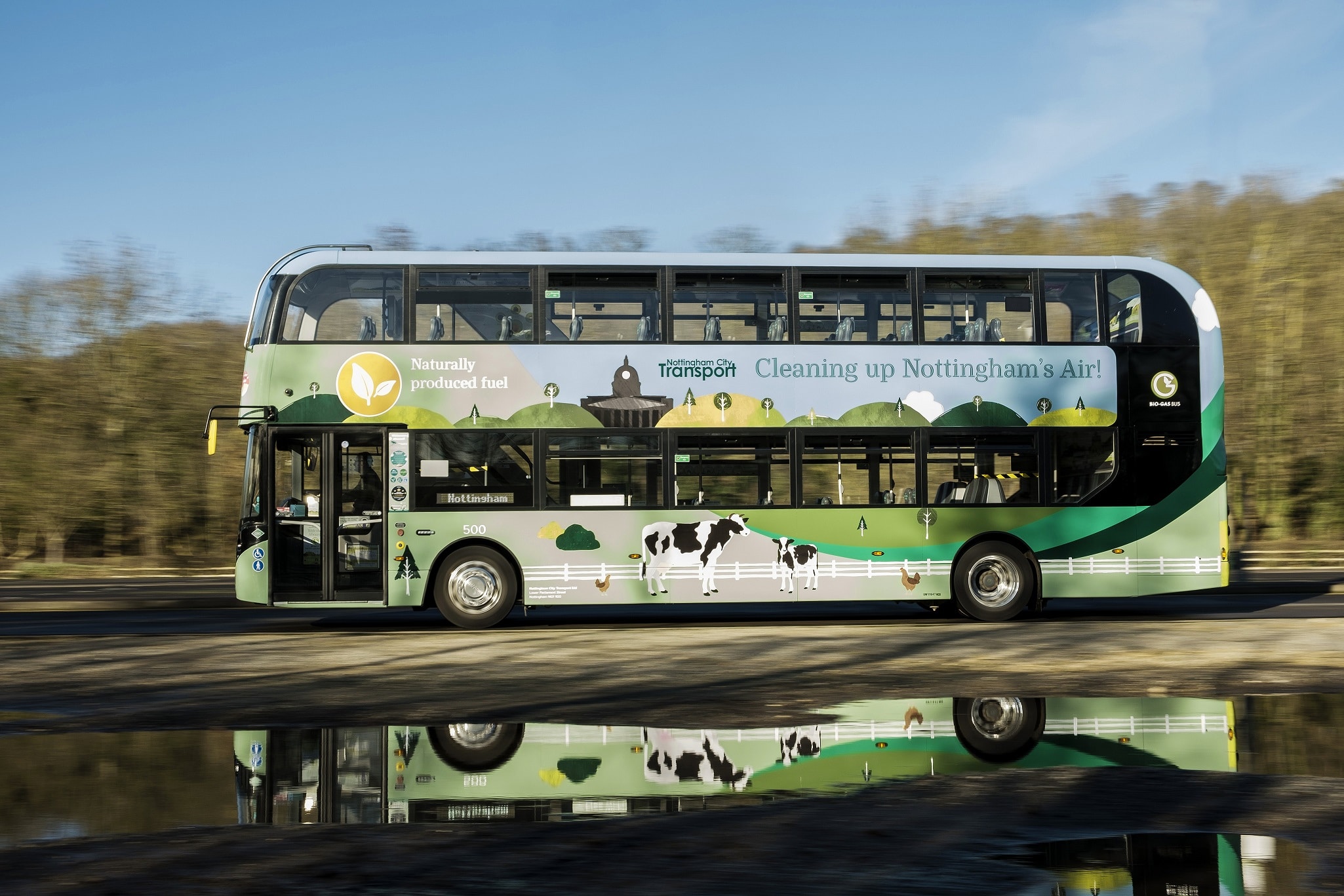 Nottingham City Transport celebrates five years of biogas bus fleet