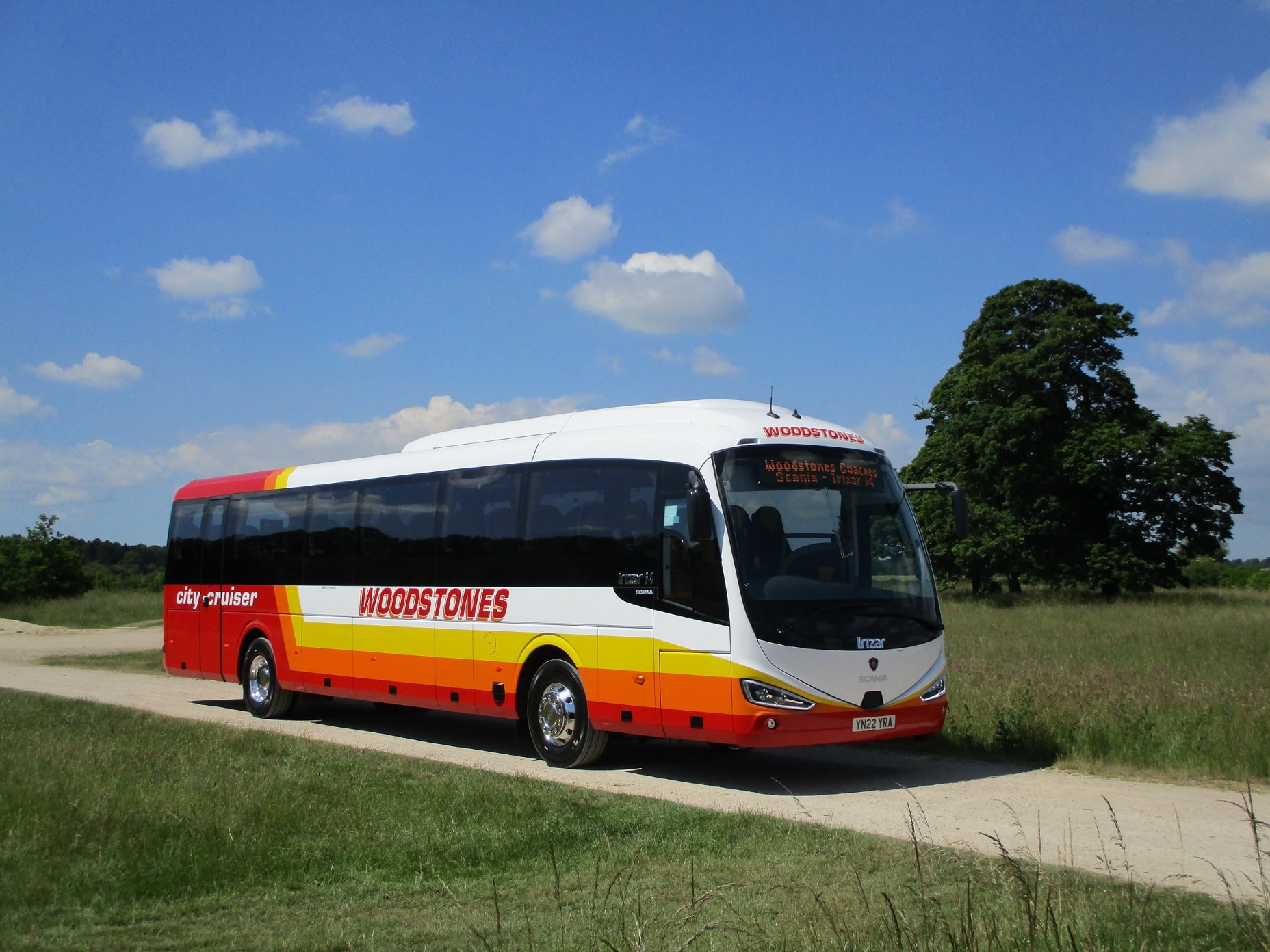 Woodstones Coaches Scania Irizar i4