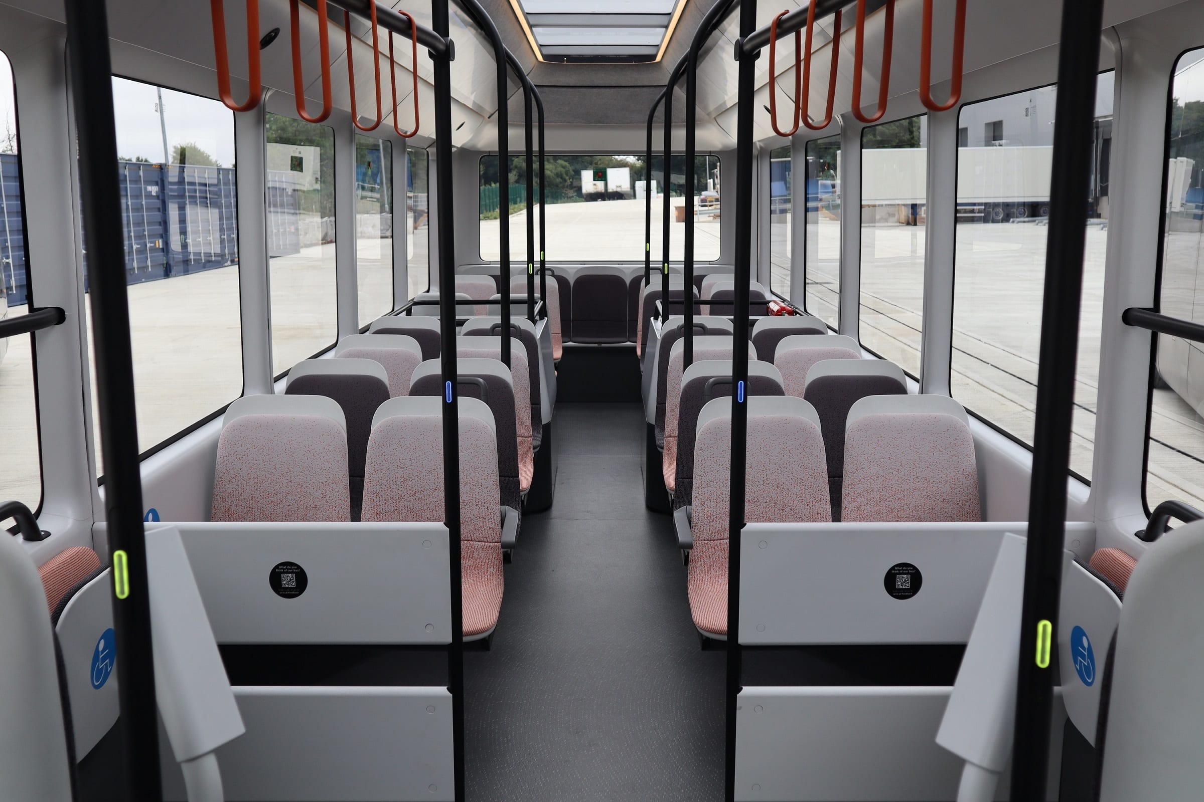 Arrival battery electric bus interior