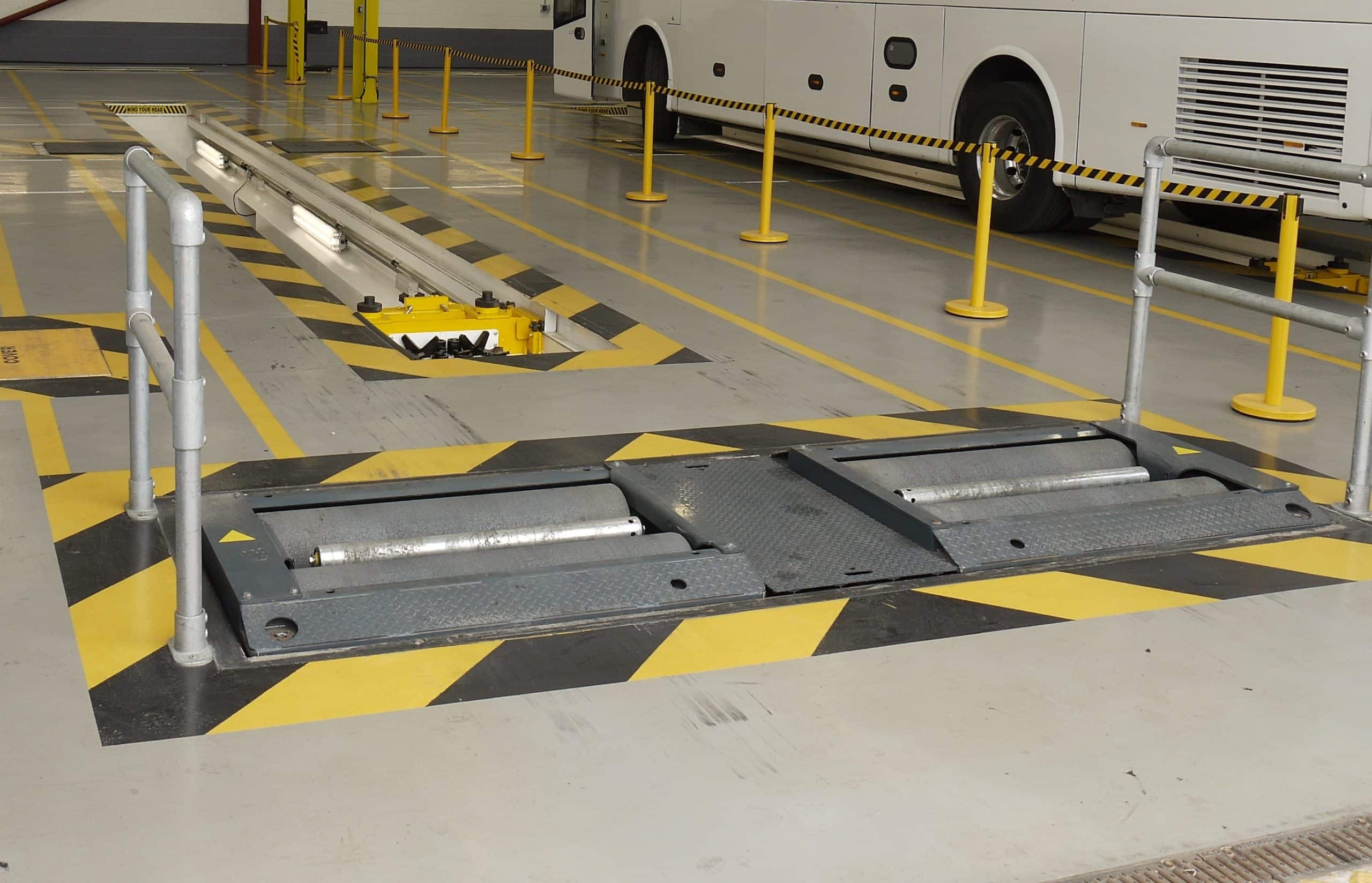 Image of a roller brake tester