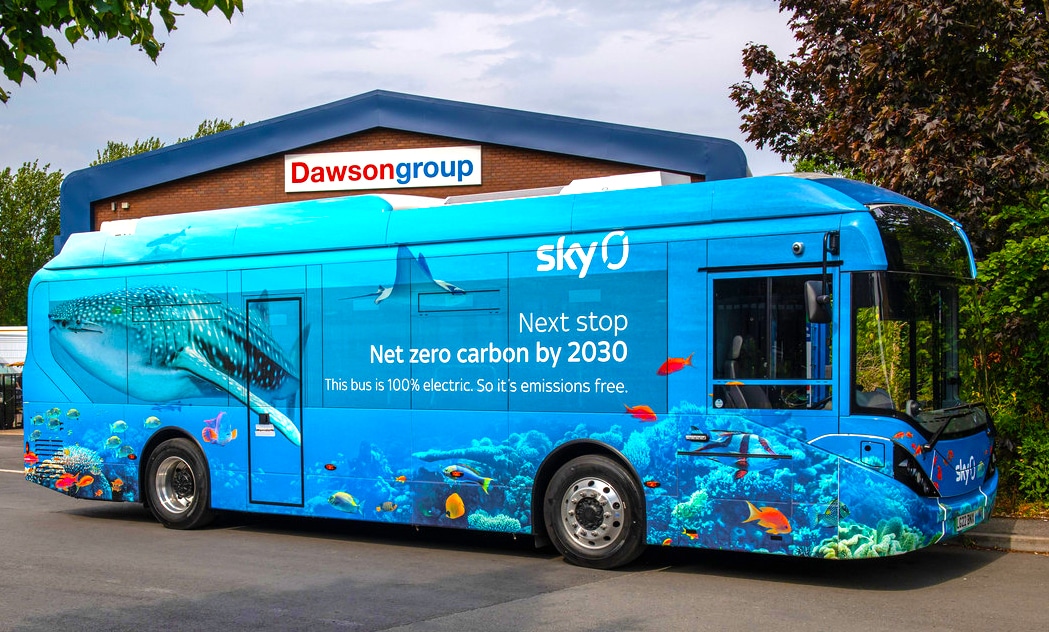 Sky visitor and staff shuttle fleet goes electric