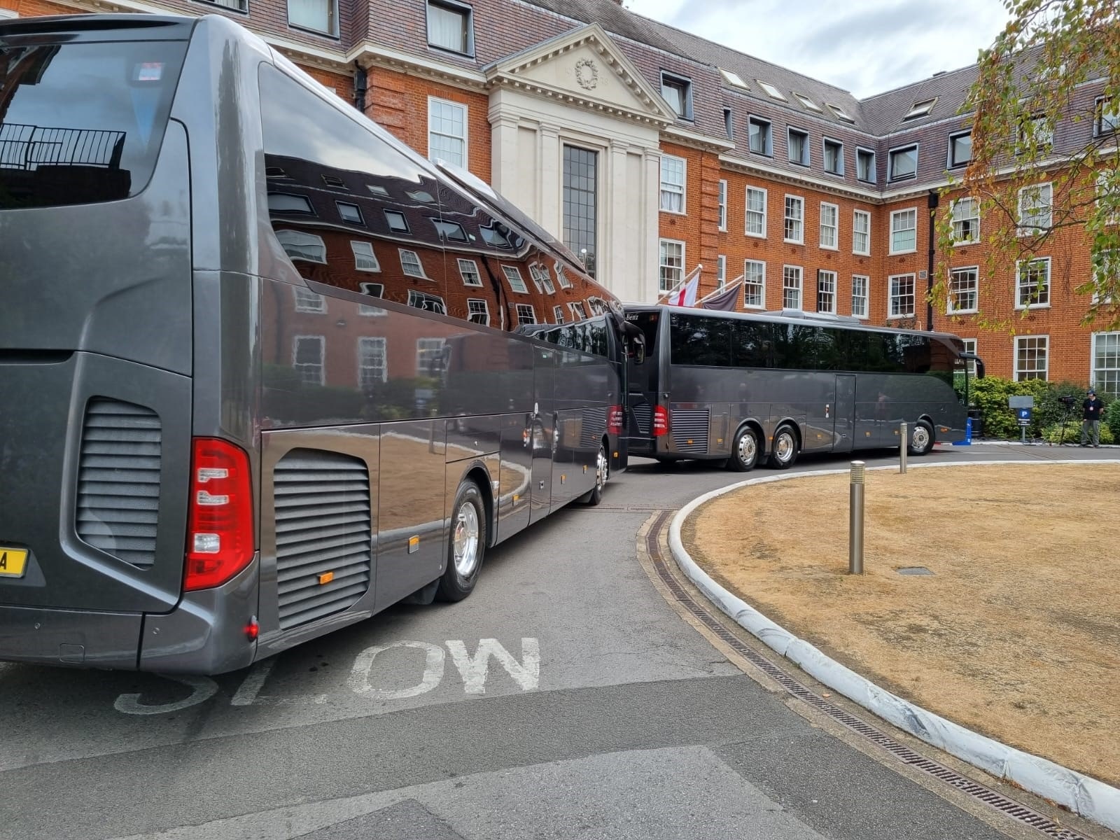 Whites Coaches Lionesses celebration transport