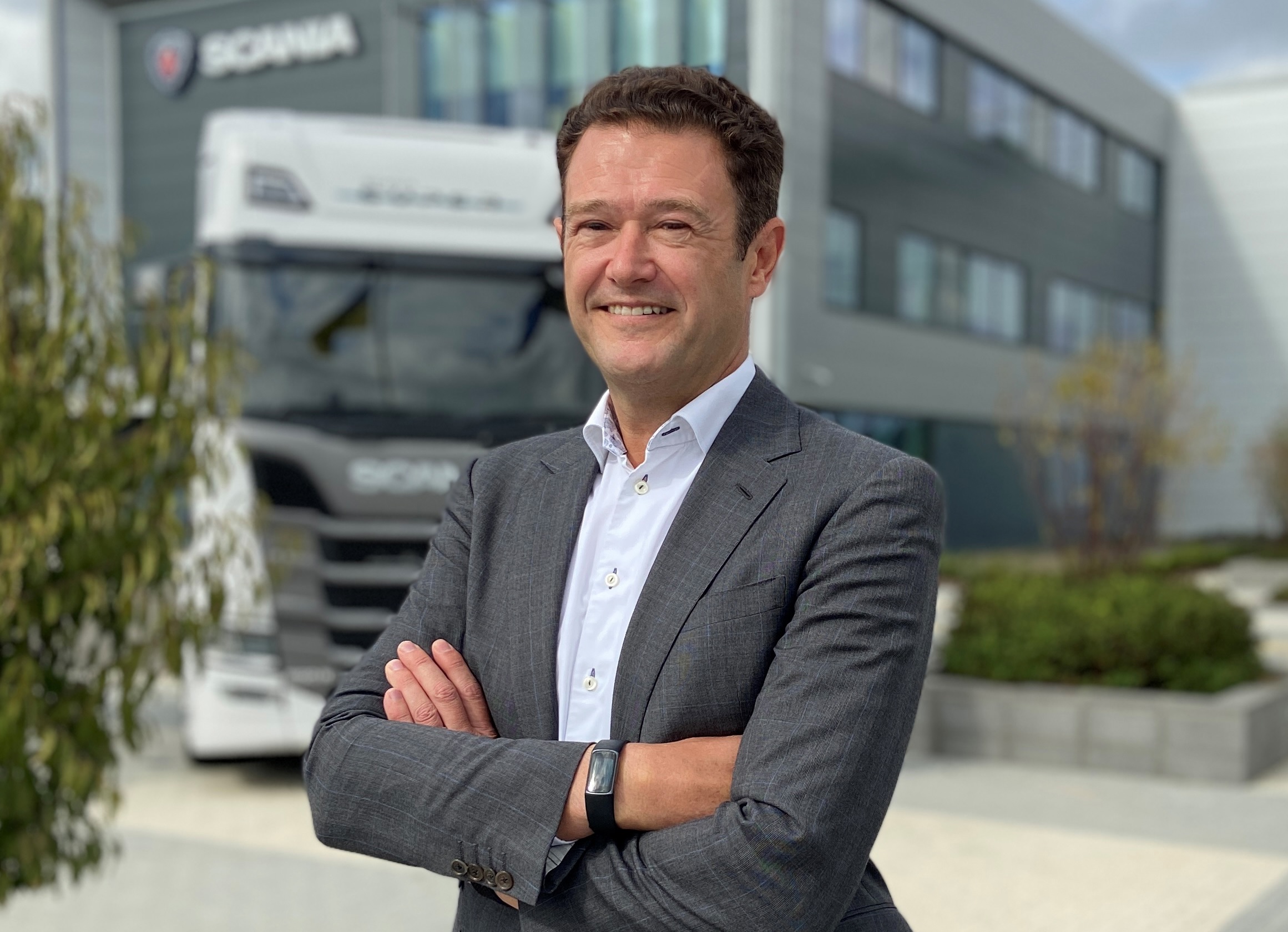 Scania UK Managing Director Chris Newitt