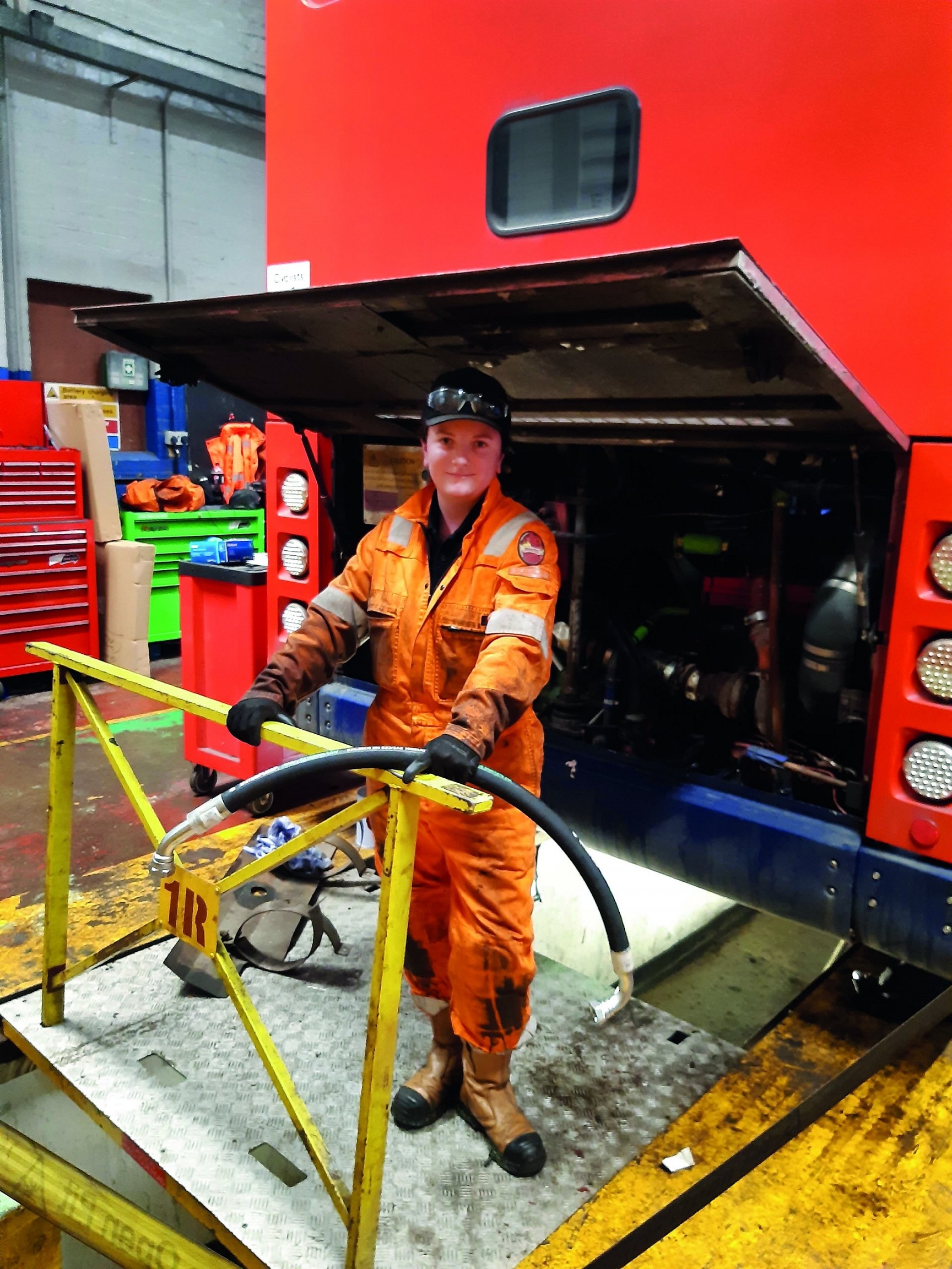 Stagecoach apprentice engineer Amber King