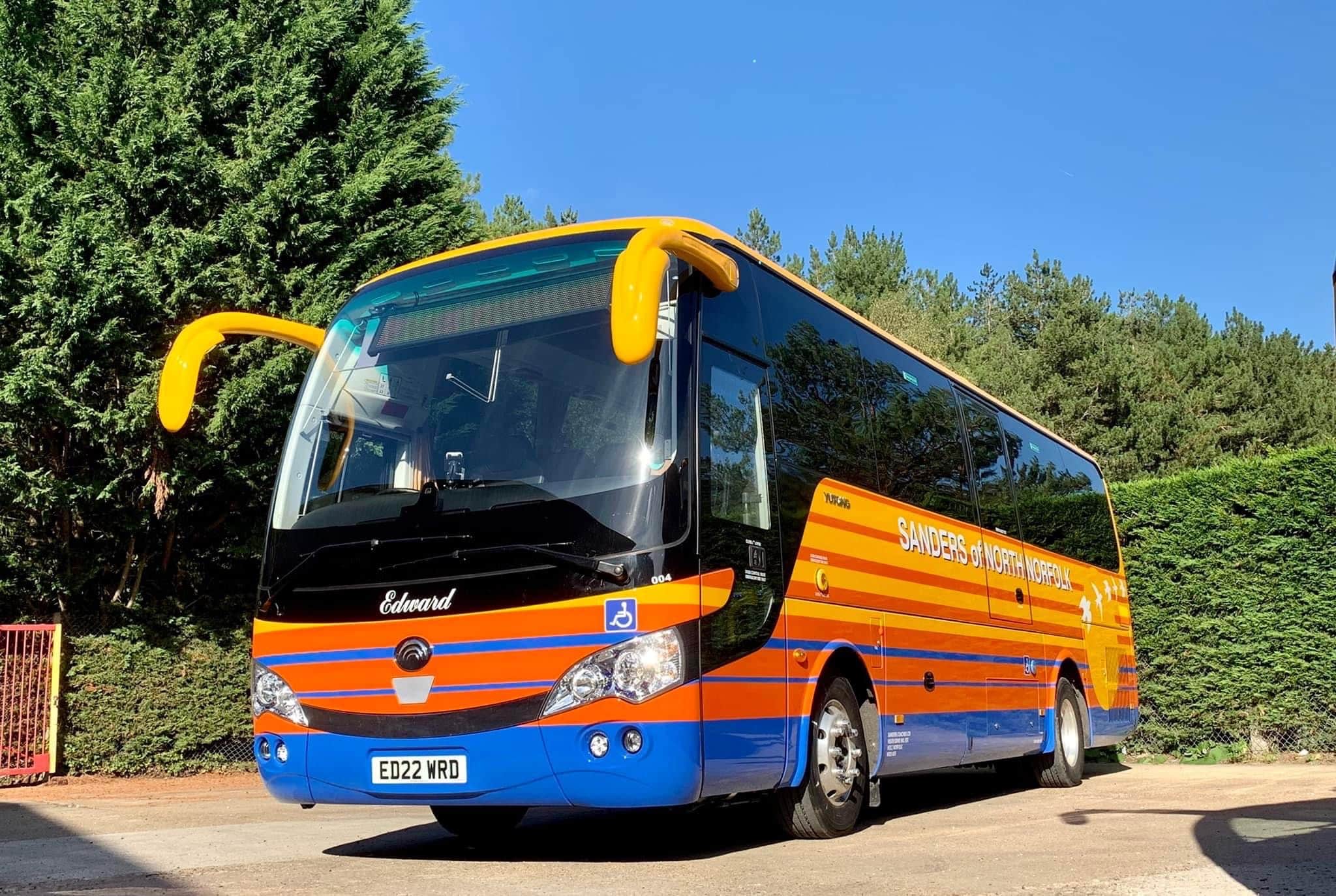 PSVAR compliant Yutong TC9 for Sanders Coaches