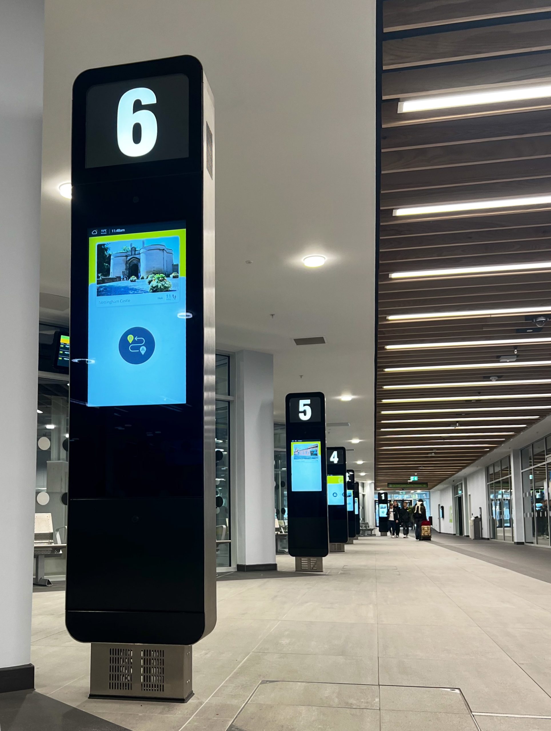 imaging showing new Broad Marsh kiosks