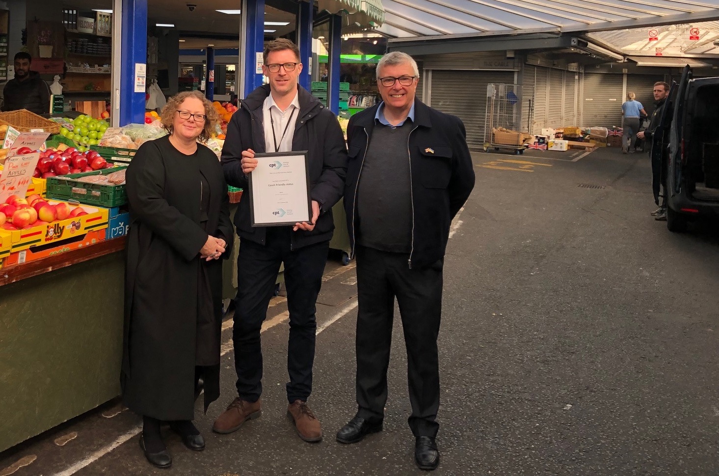 Bury market Coach Friendly status is renewed