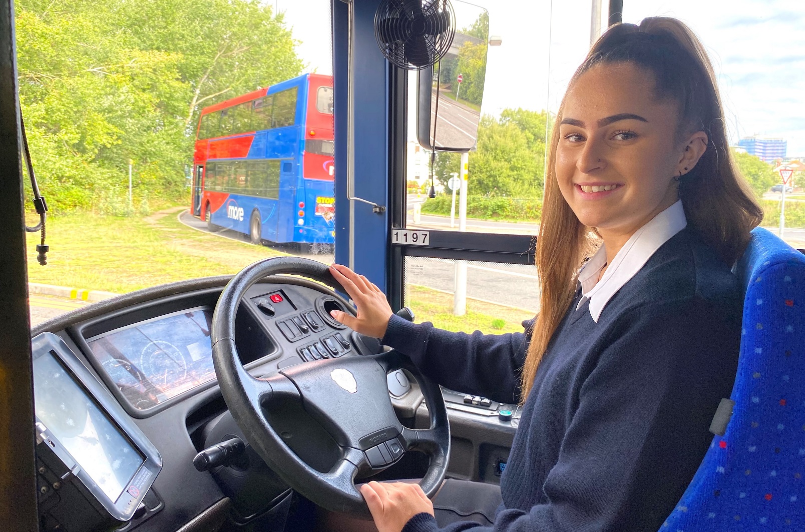 Morebus driver Hannah Samways