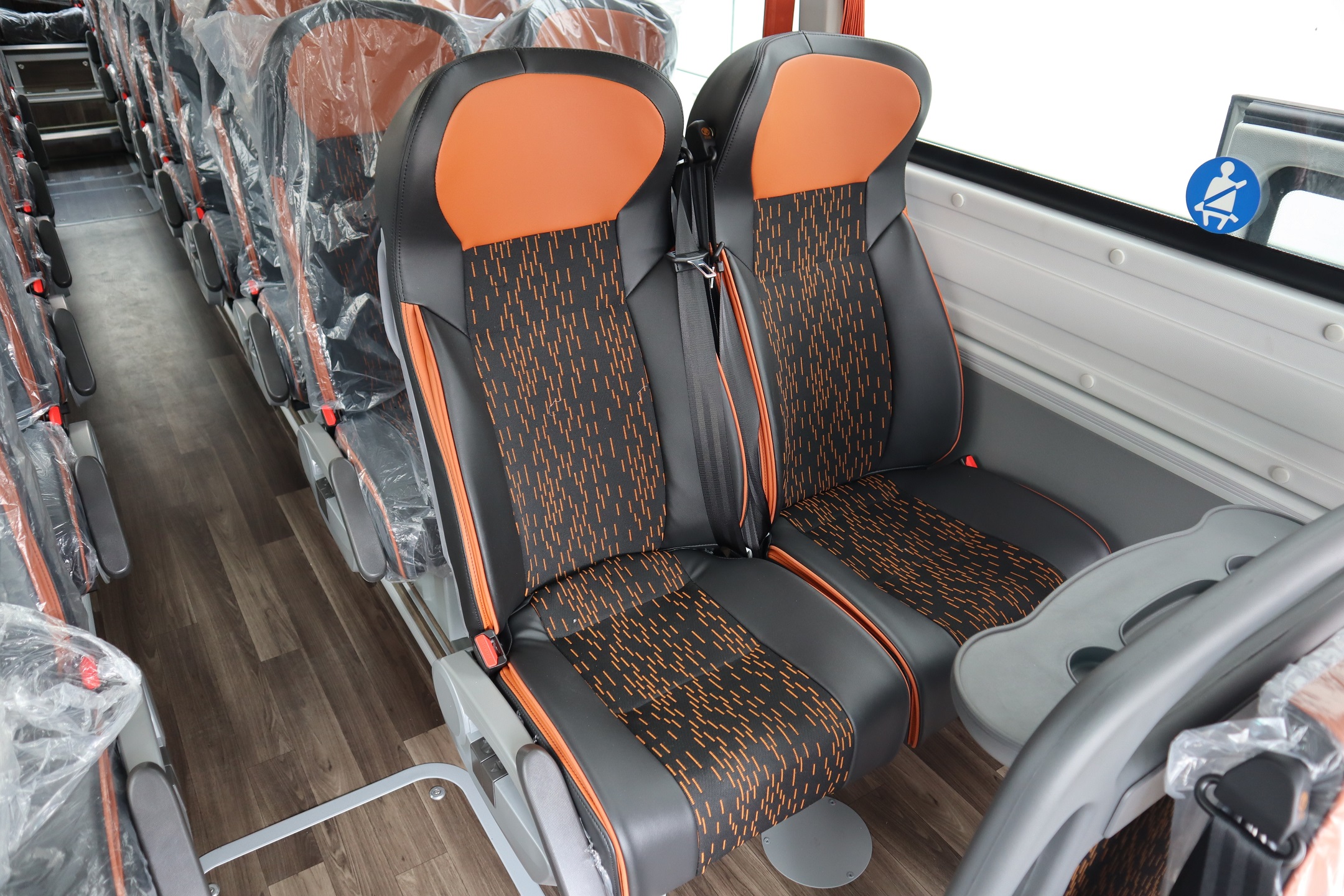 Yutong TC9 interior at Pelican Bus and Coach