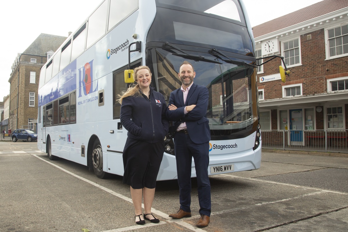 Stagecoach South East Royal British Legion bus