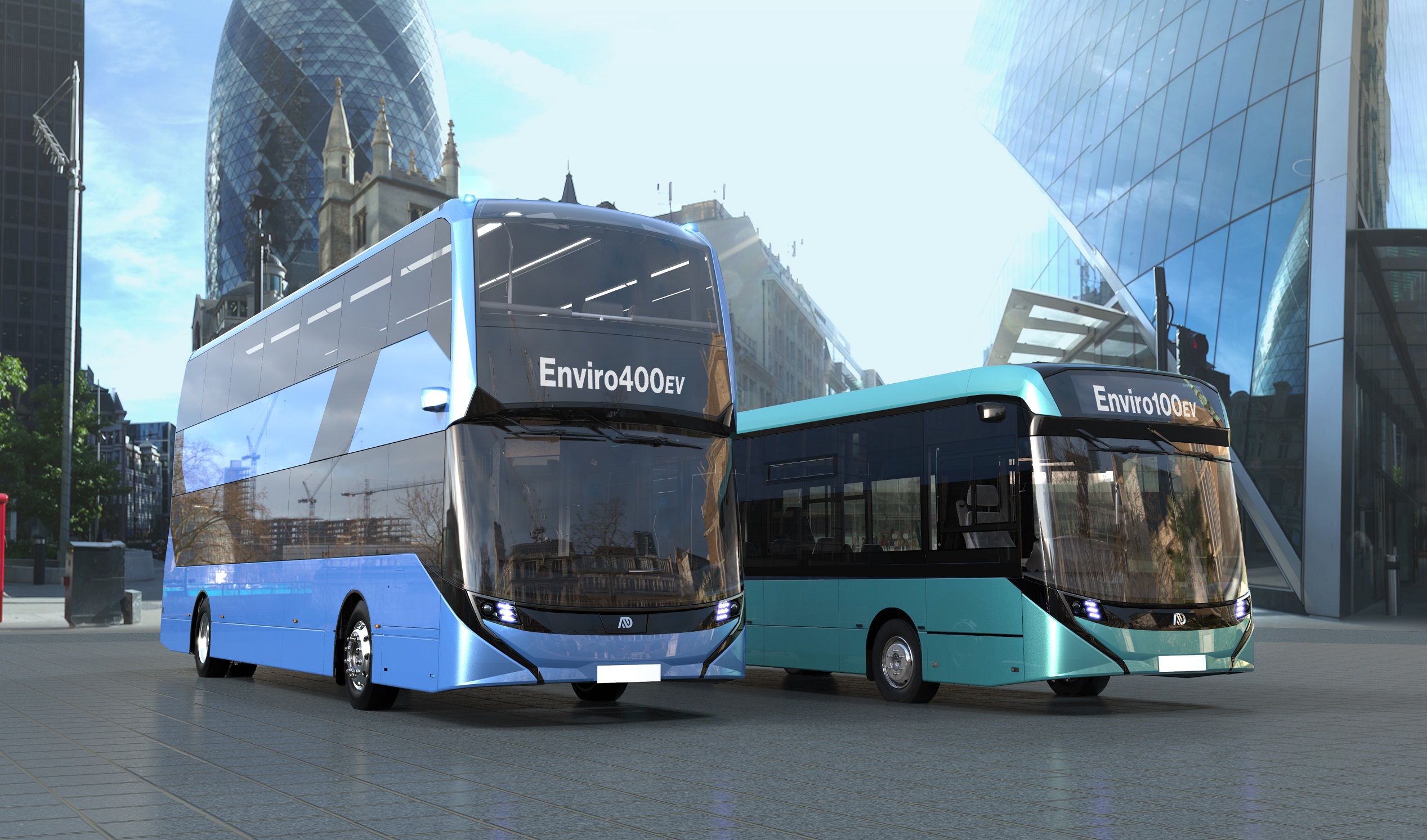 Alexander Dennis Enviro400EV and Enviro100EV