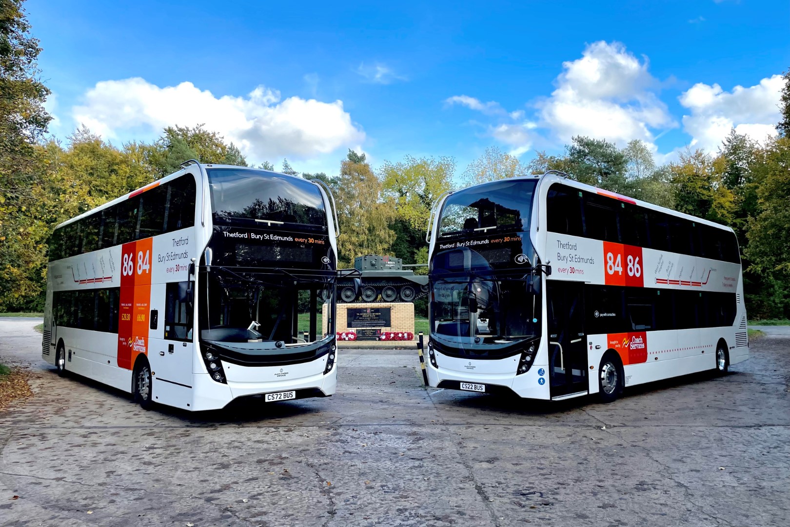 Alexander Dennis Enviro400 pair join Coach Services