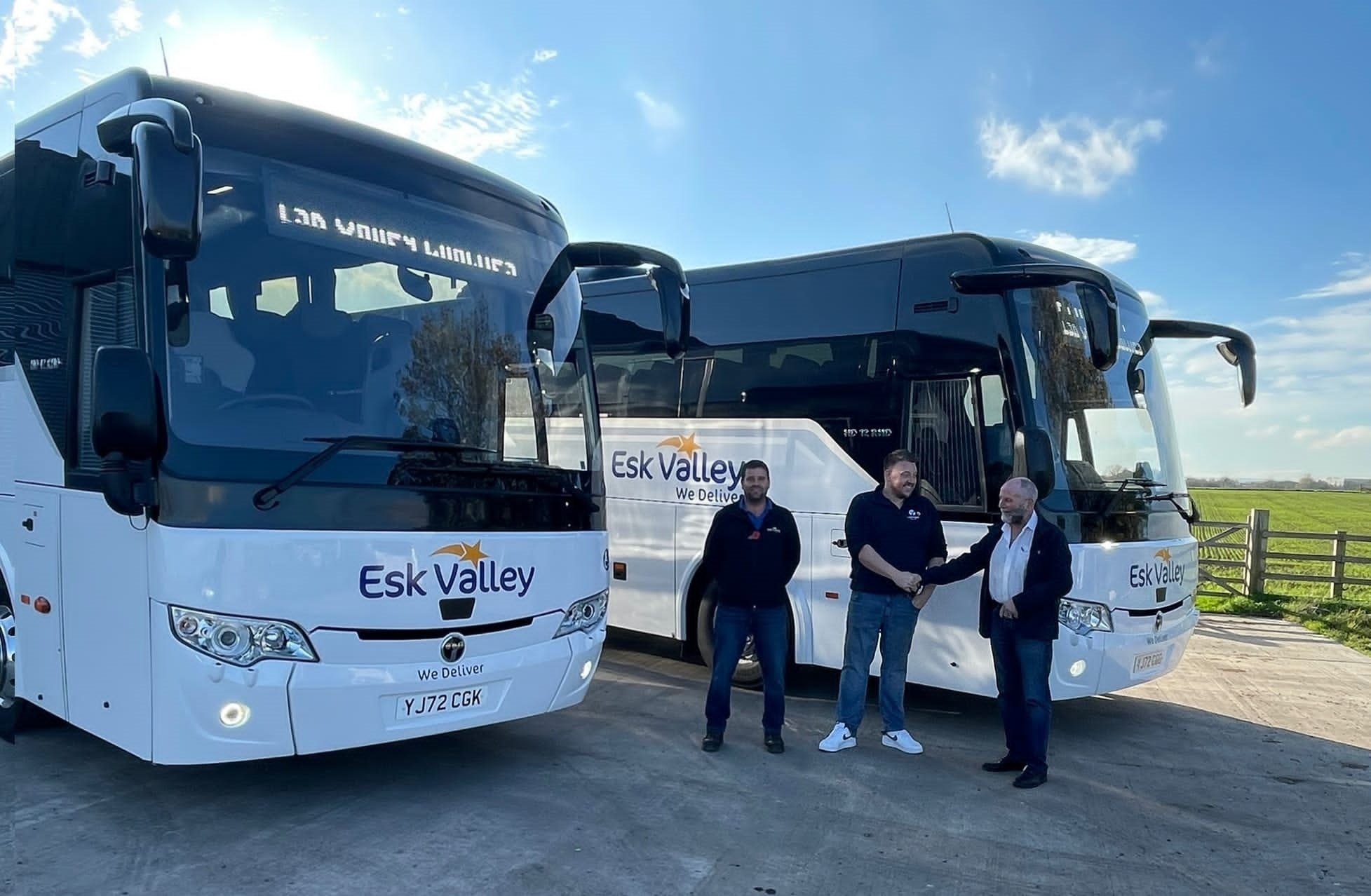 Esk Valley Coaches take two more new Temsa HD12s