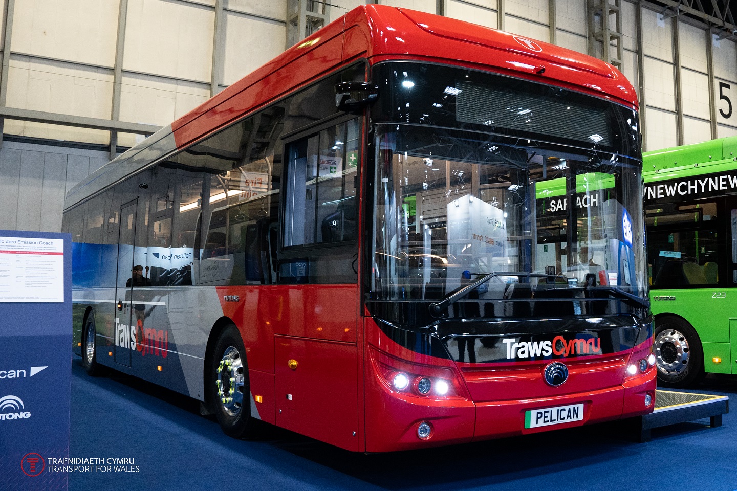 TrawsCymru Yutong E12 battery electric bus