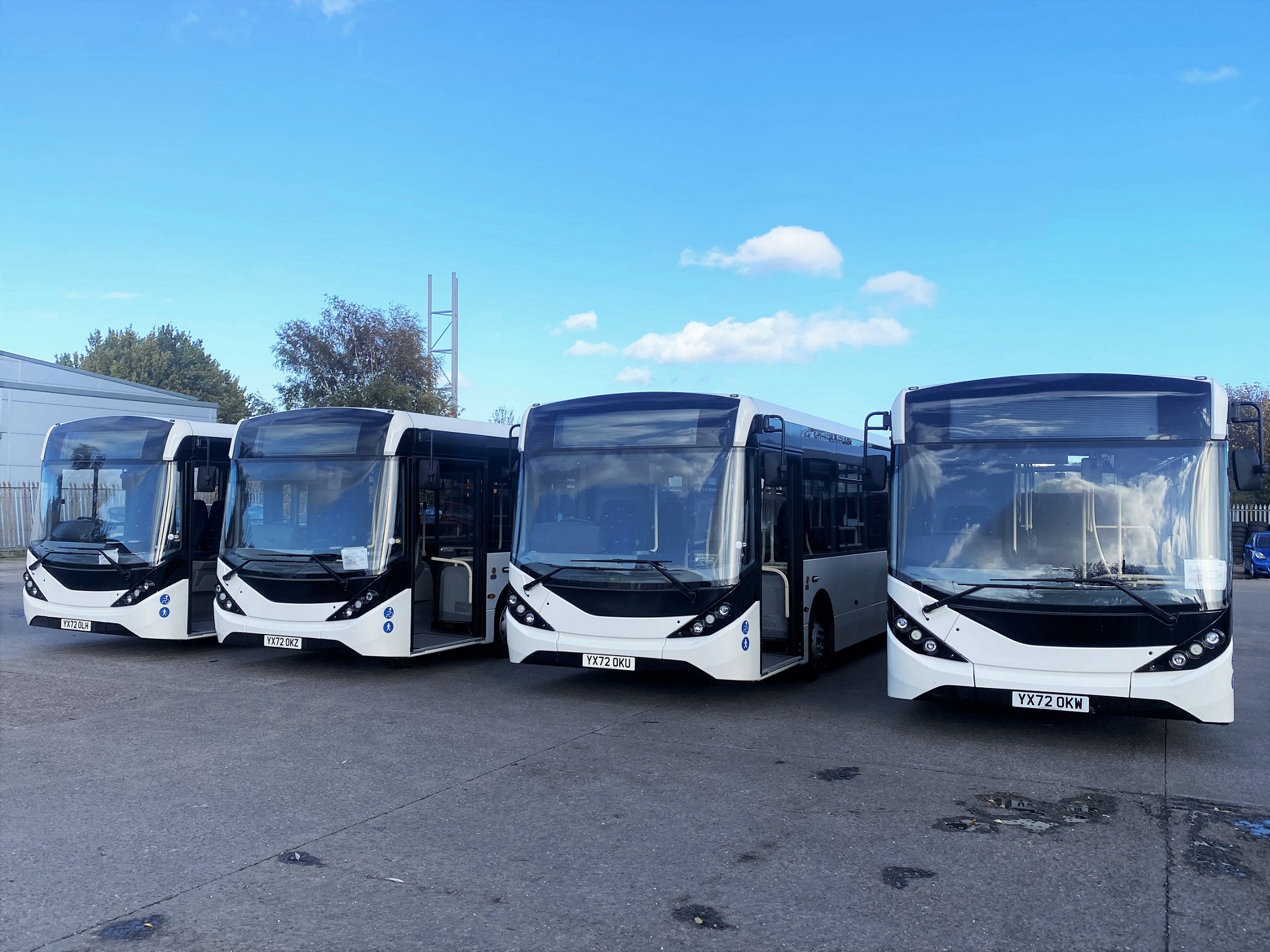 Gateshead Central Taxis Enviro200 line up