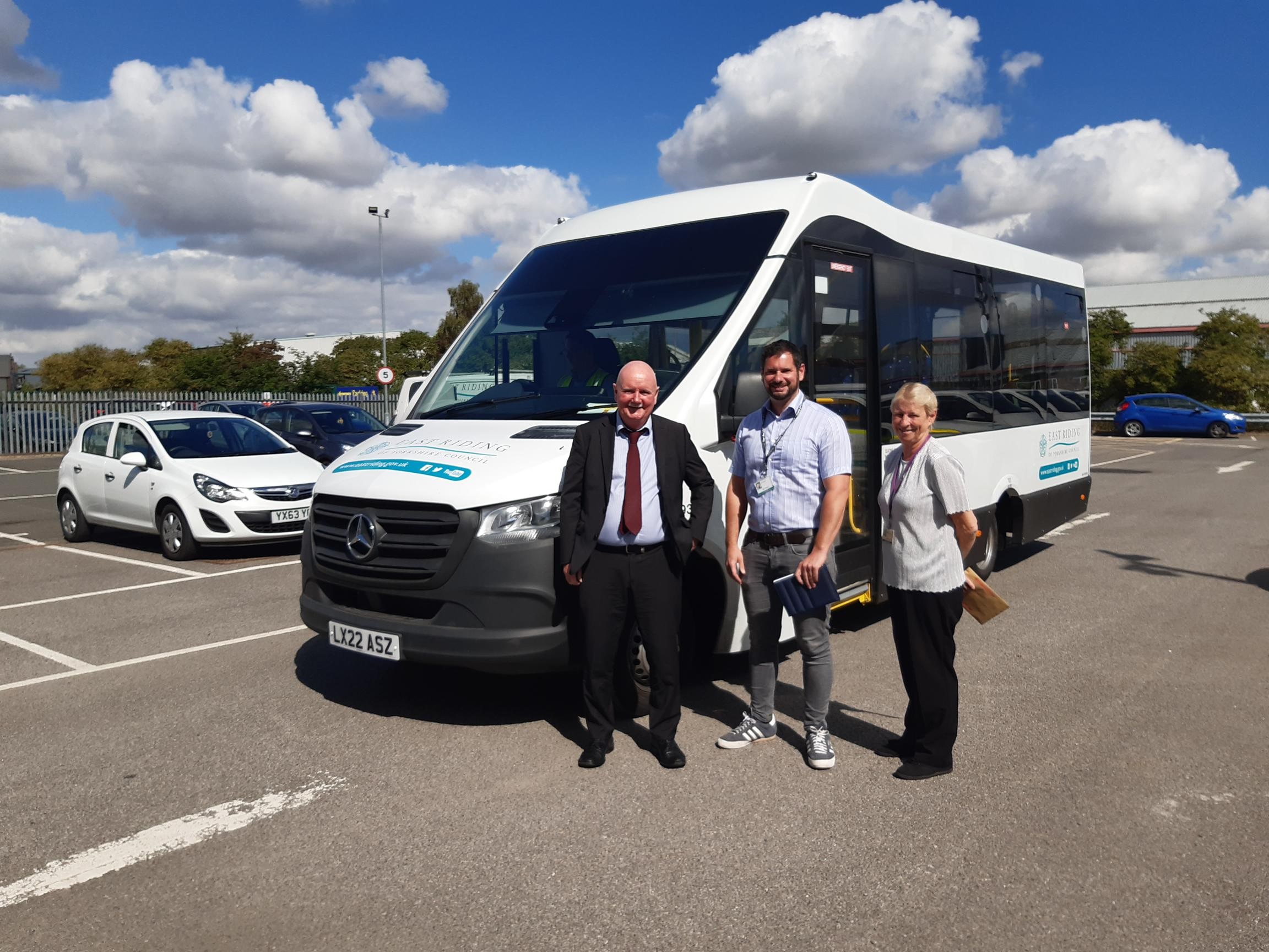 10 Mellor Strata high floor minibuses delivered to East Riding of Yorkshire Council
