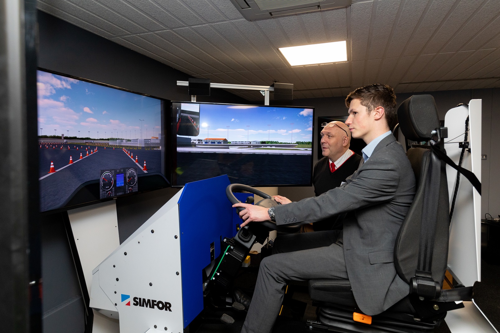 Simfor DriVR bus driving simulator with National Express West Midlands