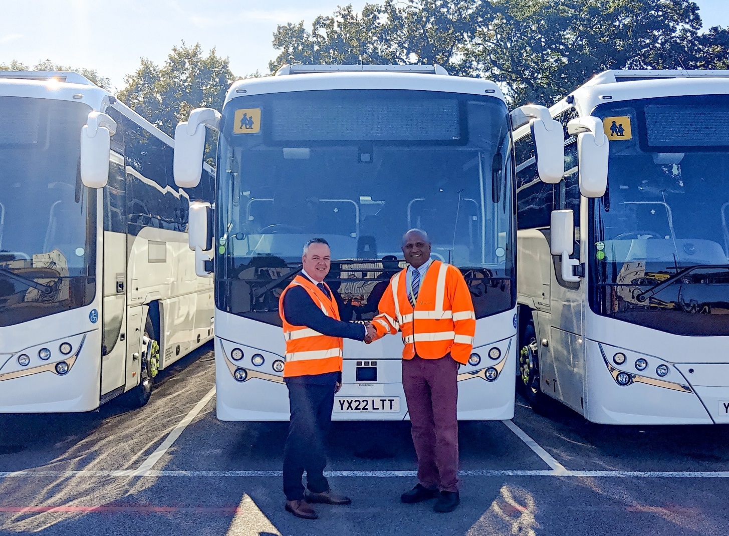 Vertas takes delivery of seven Plaxton coaches