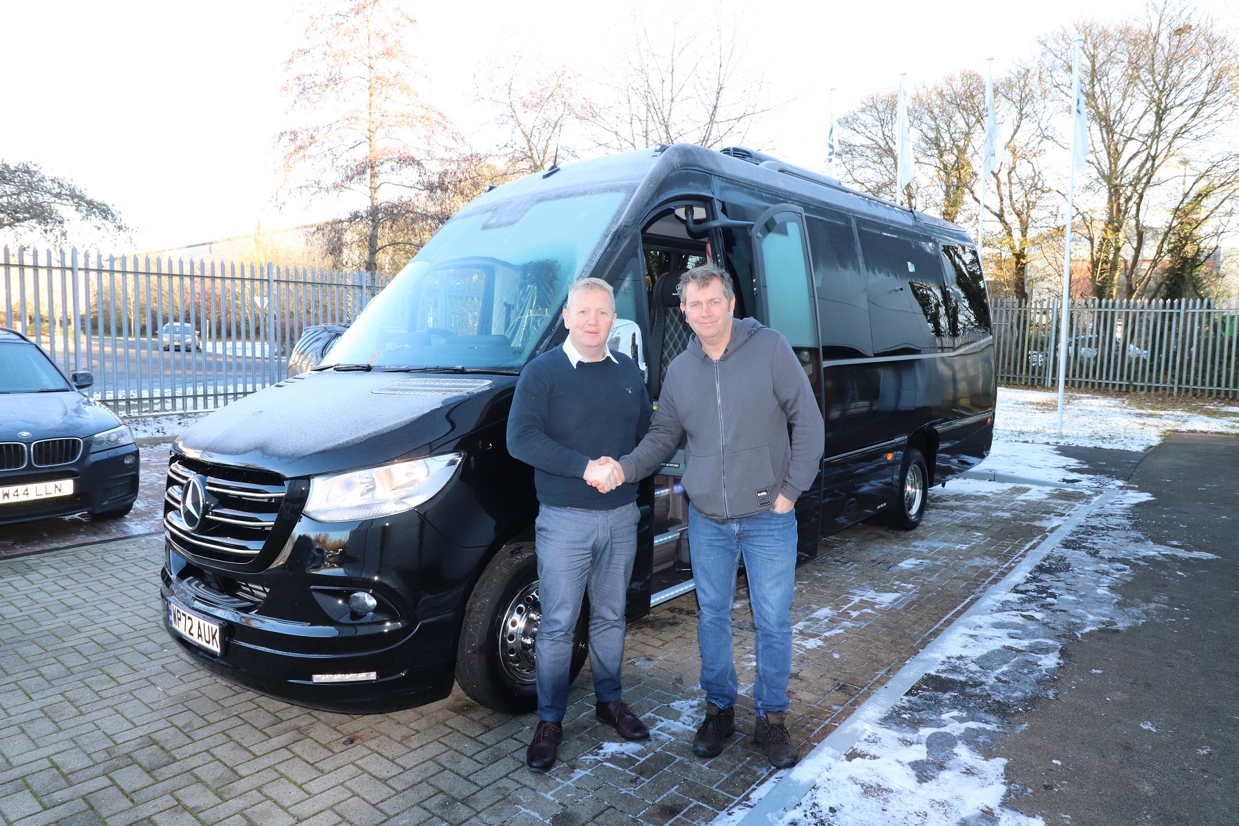 EVM Grand Tourer handed over to Greg White of White's Coaches