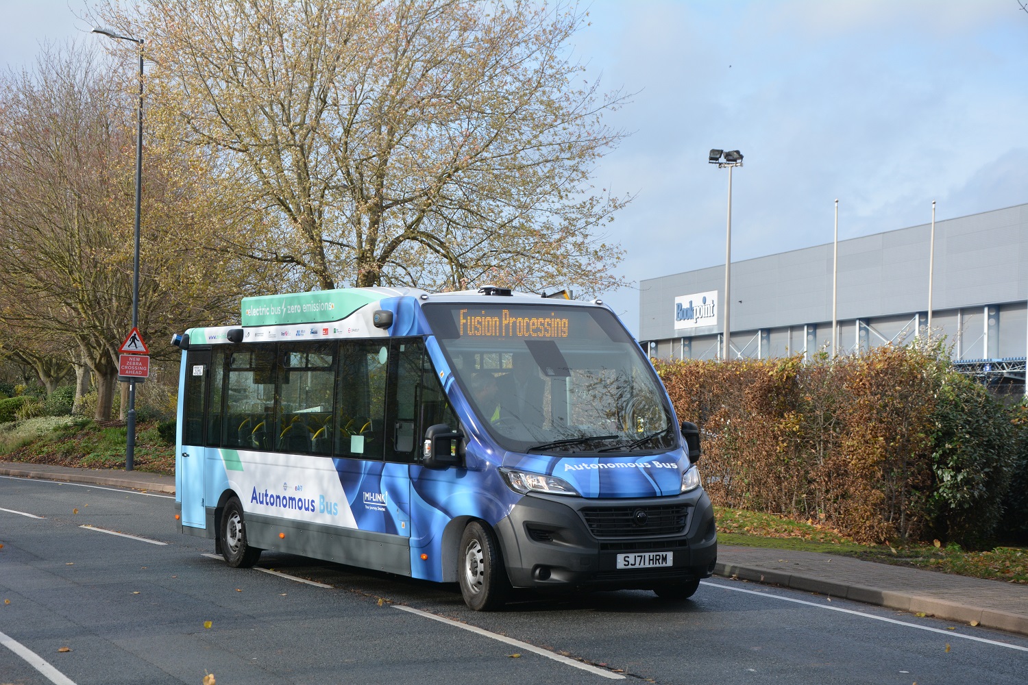 Autonomous Mellor Orion E with First Bus in Didcot