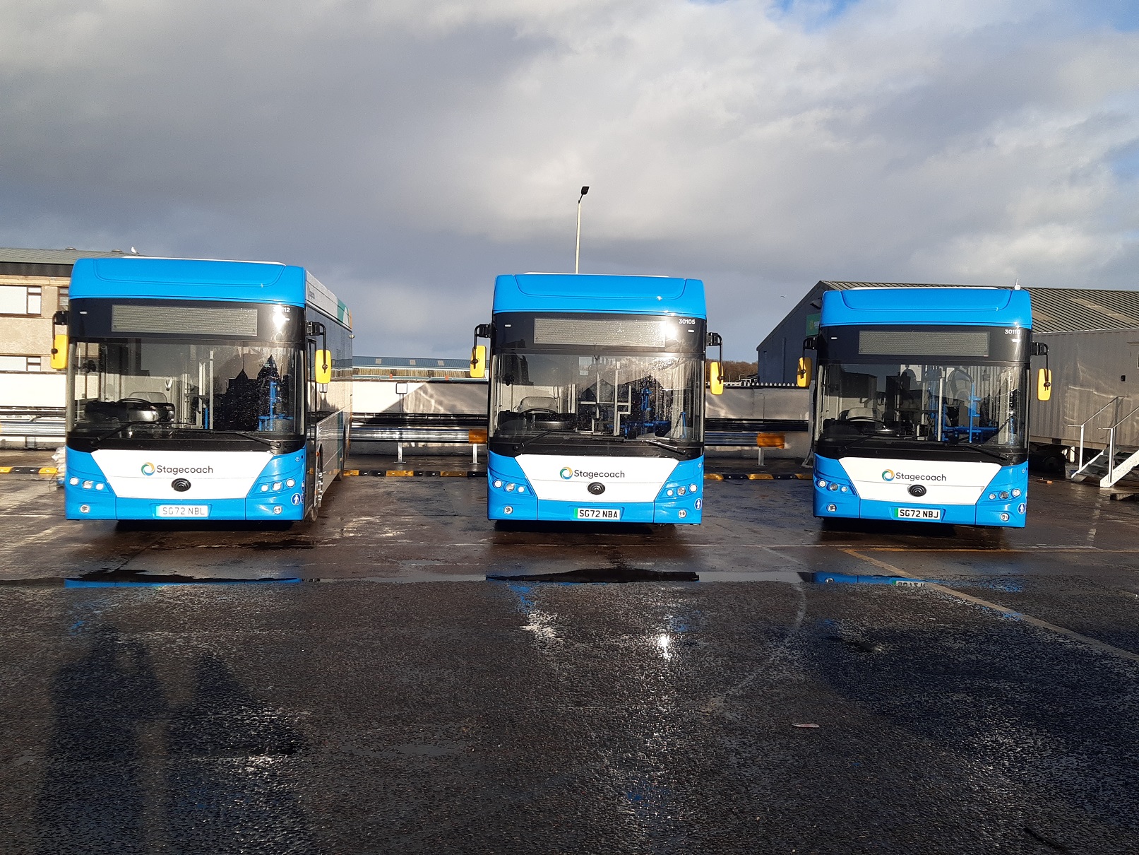 Stagecoach Highlands Yutong E10 buses for Inverness