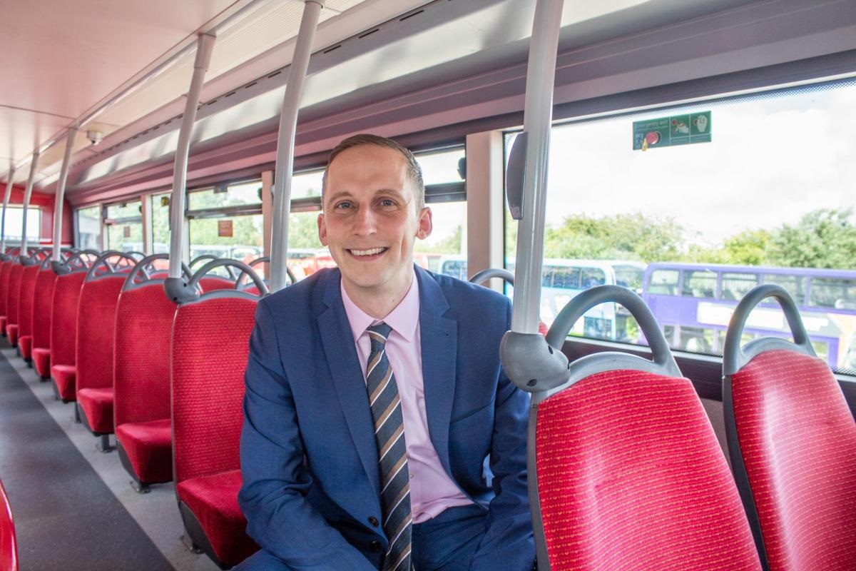 Oxford Bus Company Managing Director Luke Marion