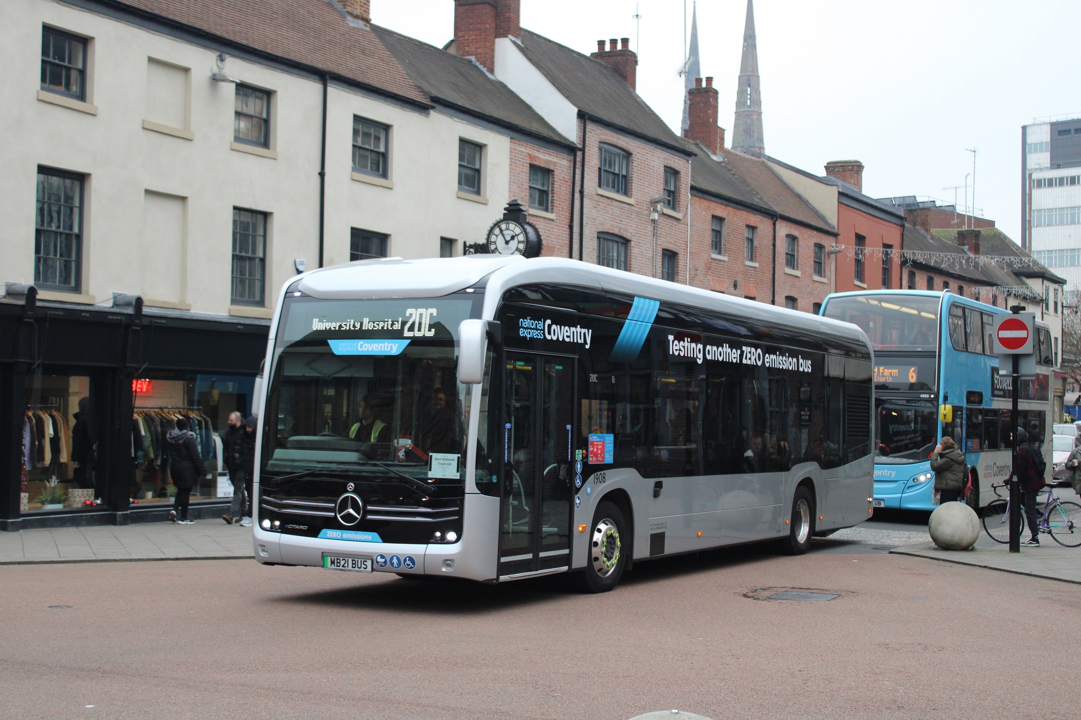 Mercedes-Benz eCitaro with National Express in Coventry