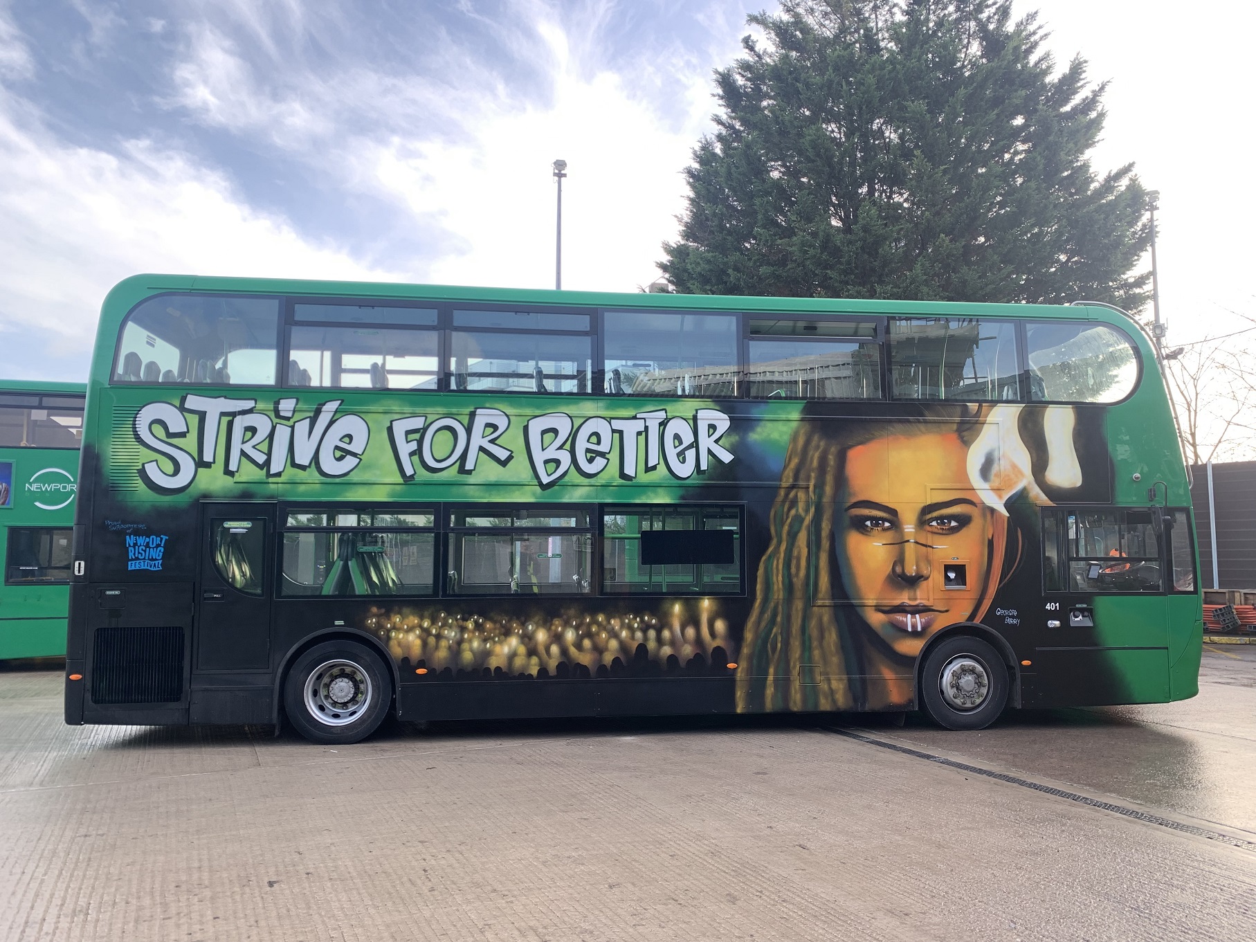 Newport Bus Enviro400 in scheme to honour city history