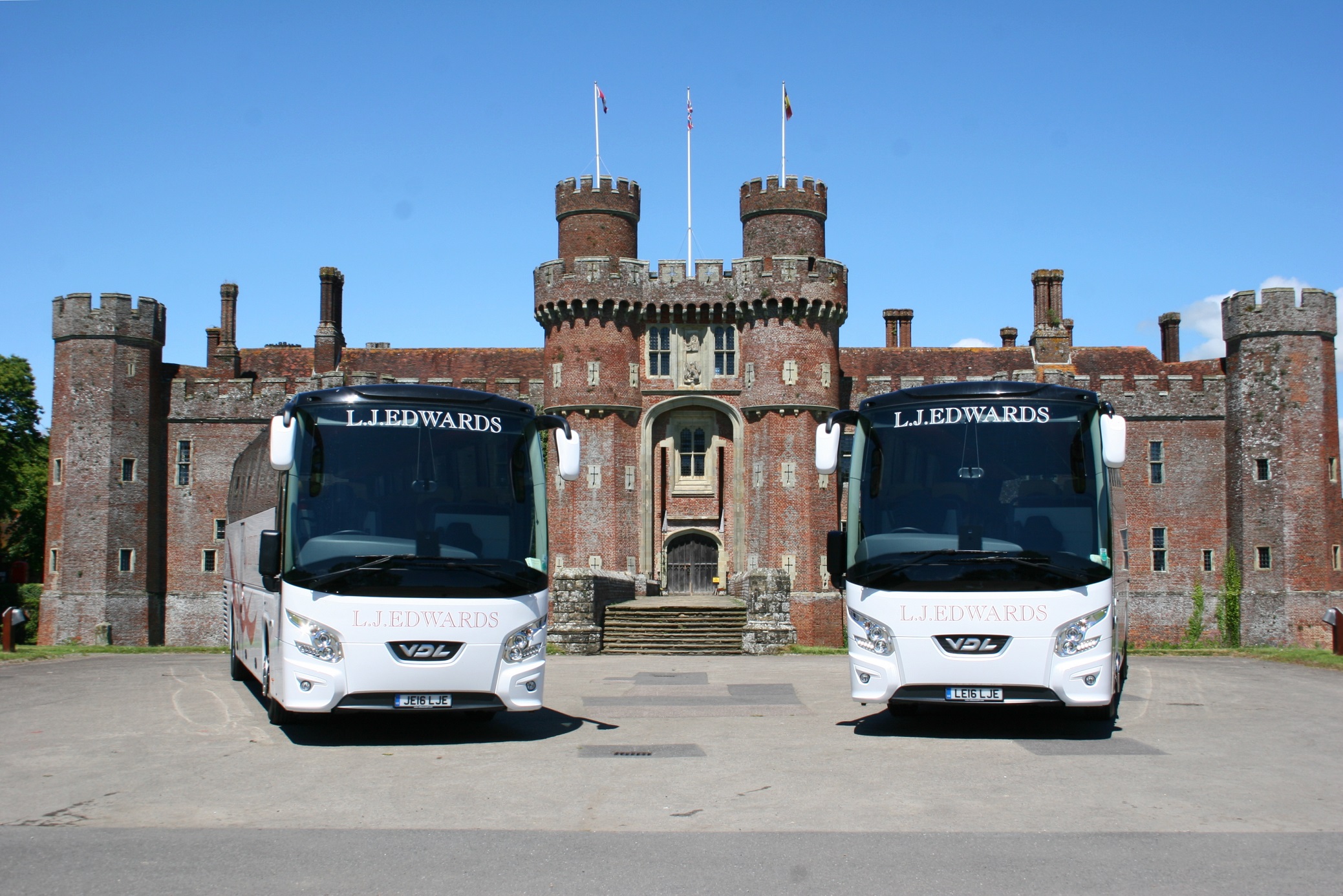 The Ready Group saves L J Edwards Coach Hire brand