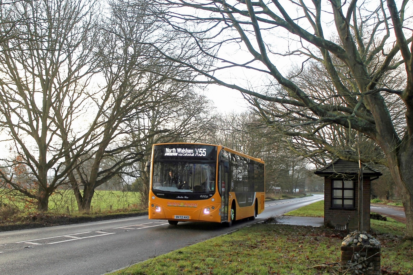 Sanders Coaches Volvo B8RLE MCV Evora