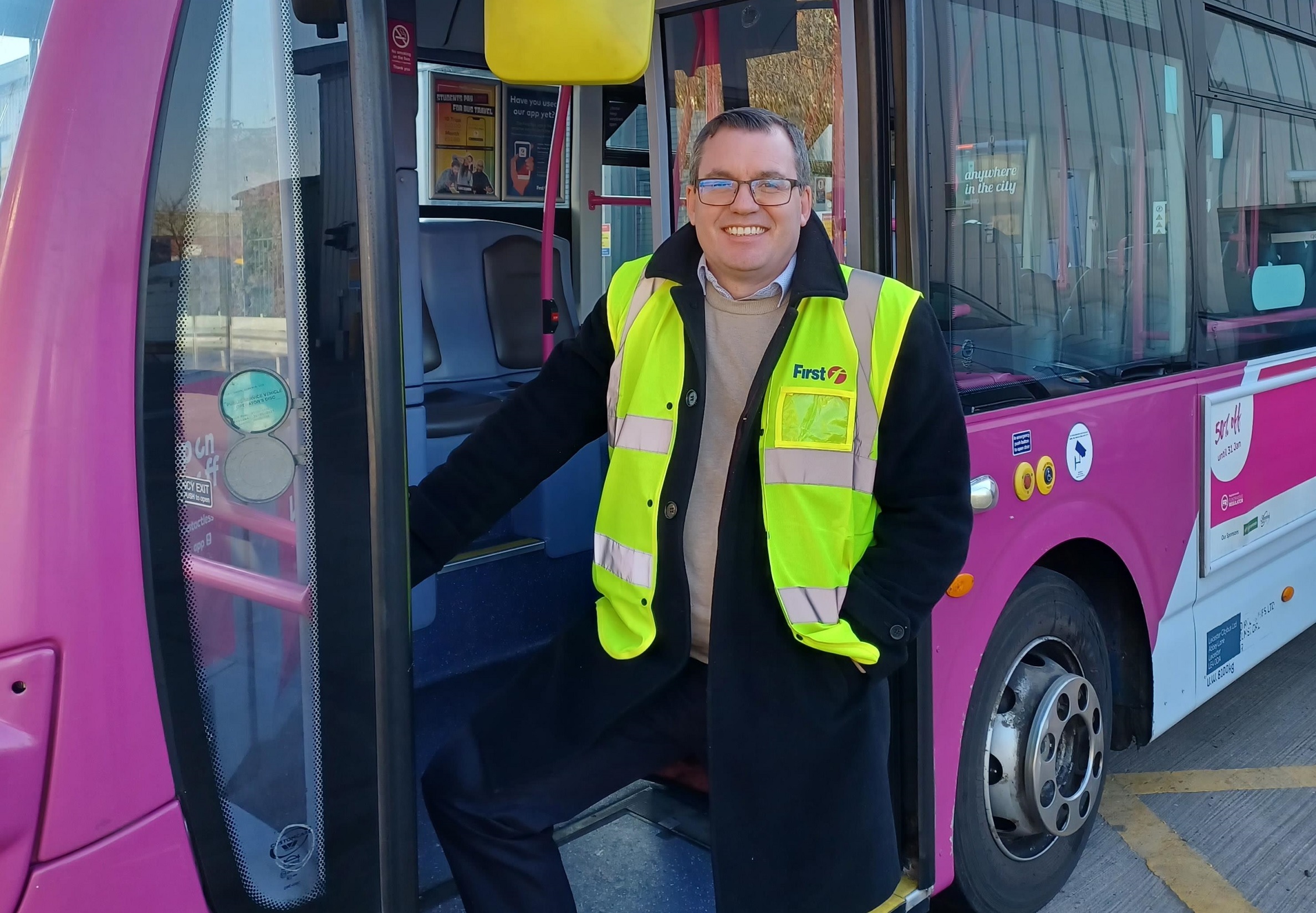 First Bus Head of Operational Excellence Simon Mathieson