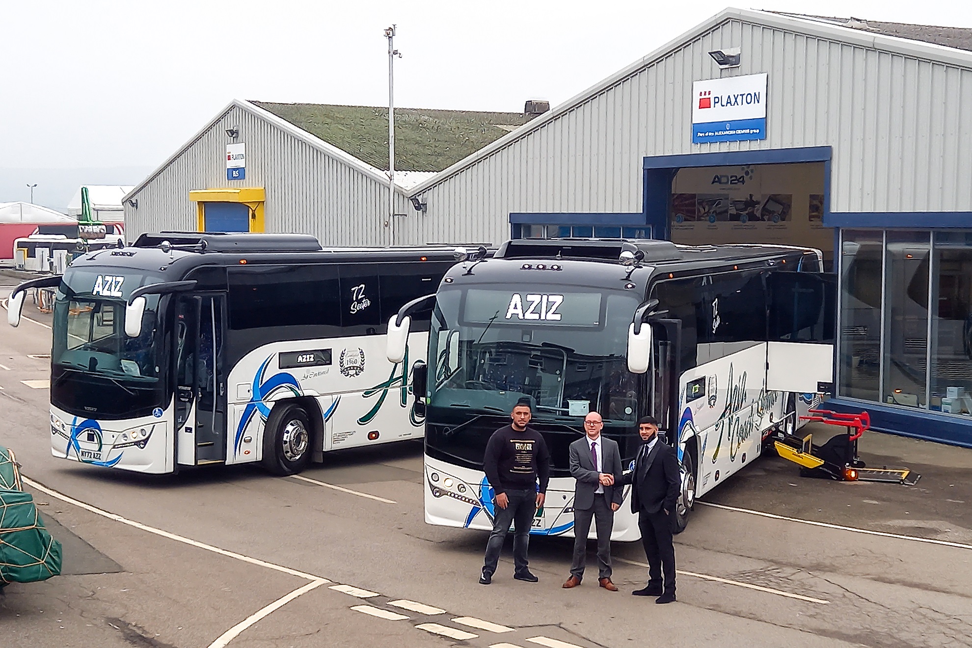 Two Plaxton Leopards handed over to Aziz Coach Service