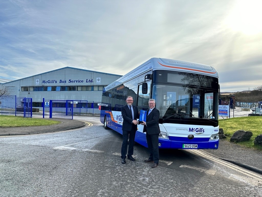 UK 250th Yutong battery electric bus supplied to McGills Buses