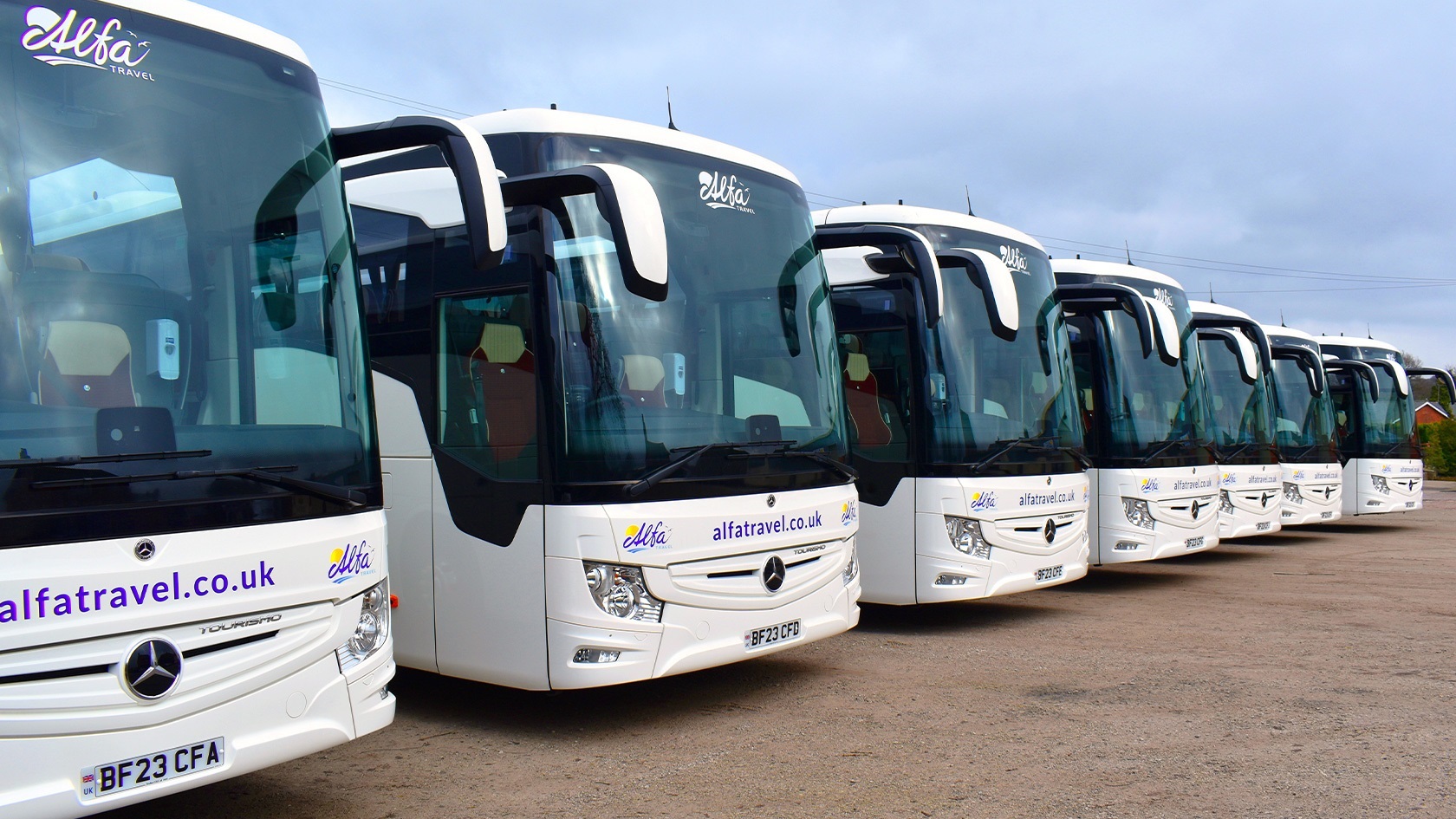 Mercedes Benz Tourismo delivery to Alfa Coaches