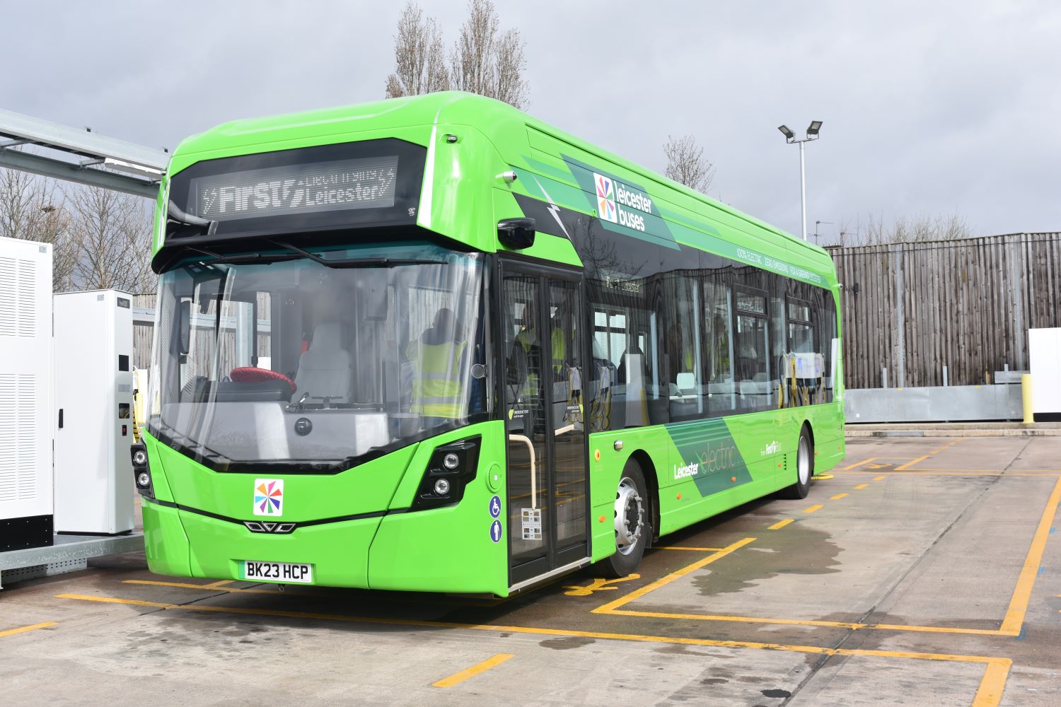 First Bus Leicester electric Richard Holden