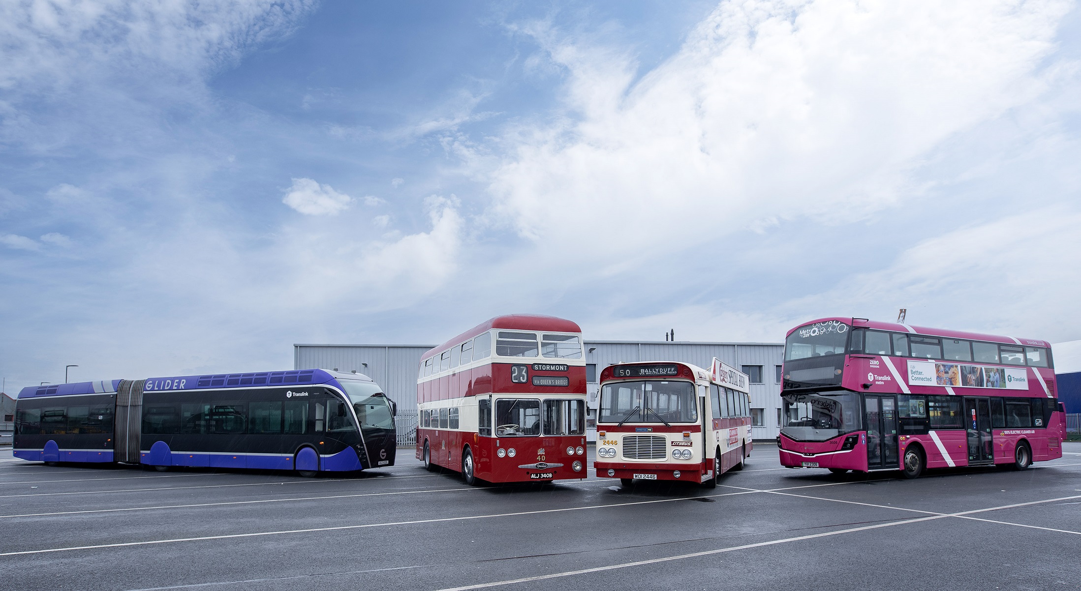 Translink marks 50 years of Citybus in Belfast
