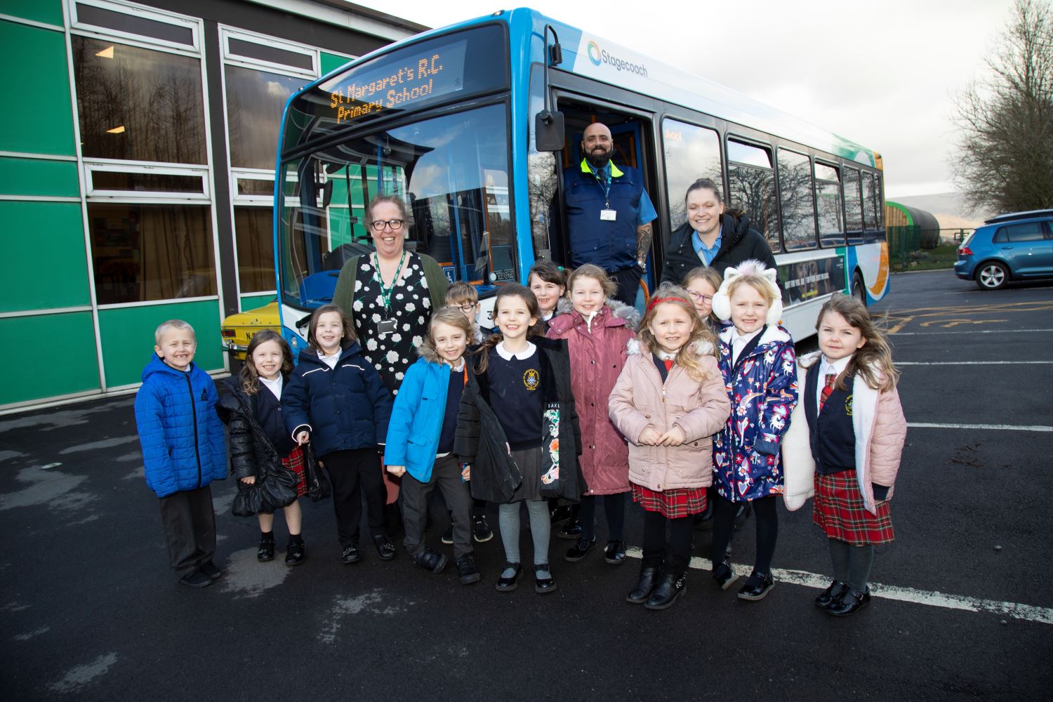 Stagecoach Manchester school visit