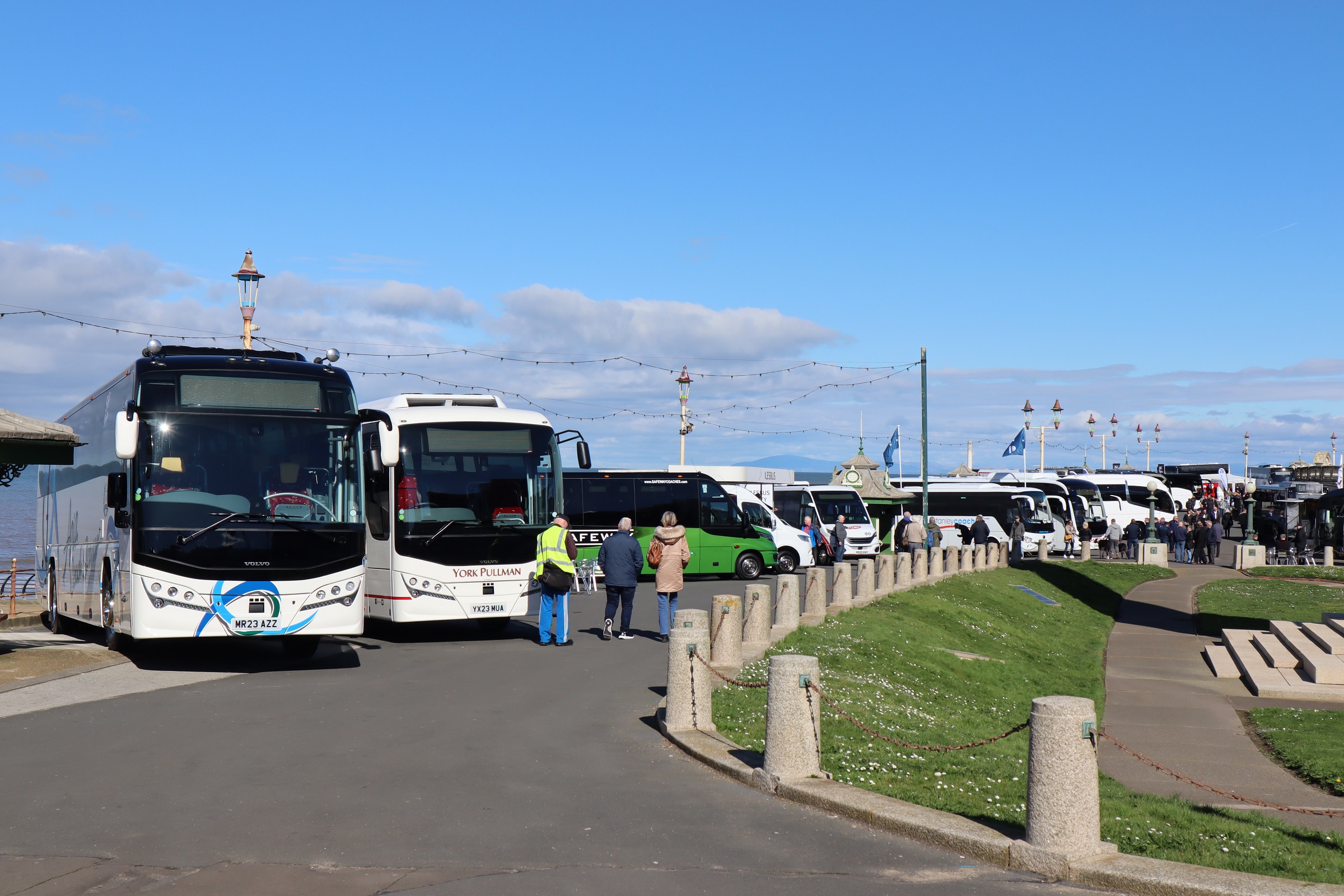 Trade exhibition area at the UK Coach Rally 2023