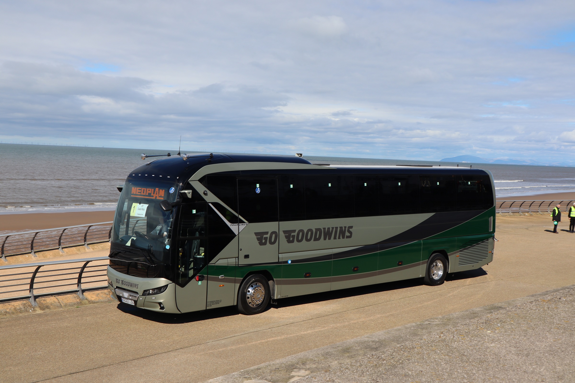 Go Goodwins Neoplan Tourliner with MAN OptiView cameras