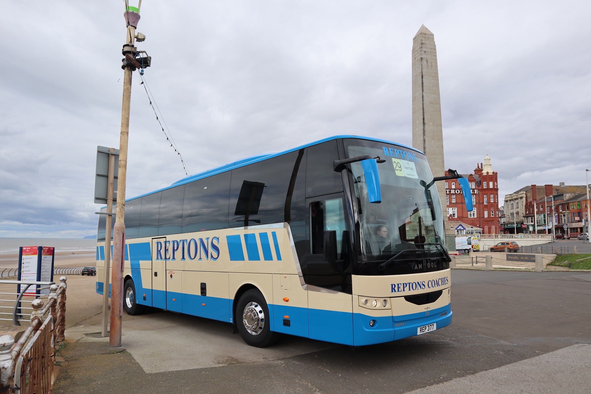 Reptons Coaches Van Hool EX15