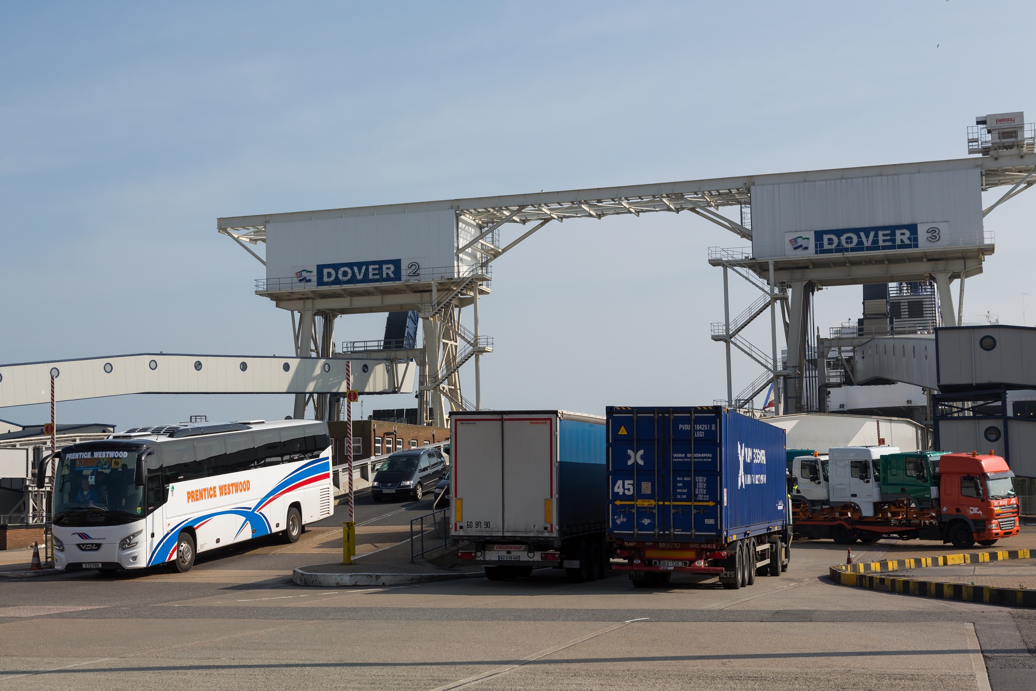 Coach at Port of Dover