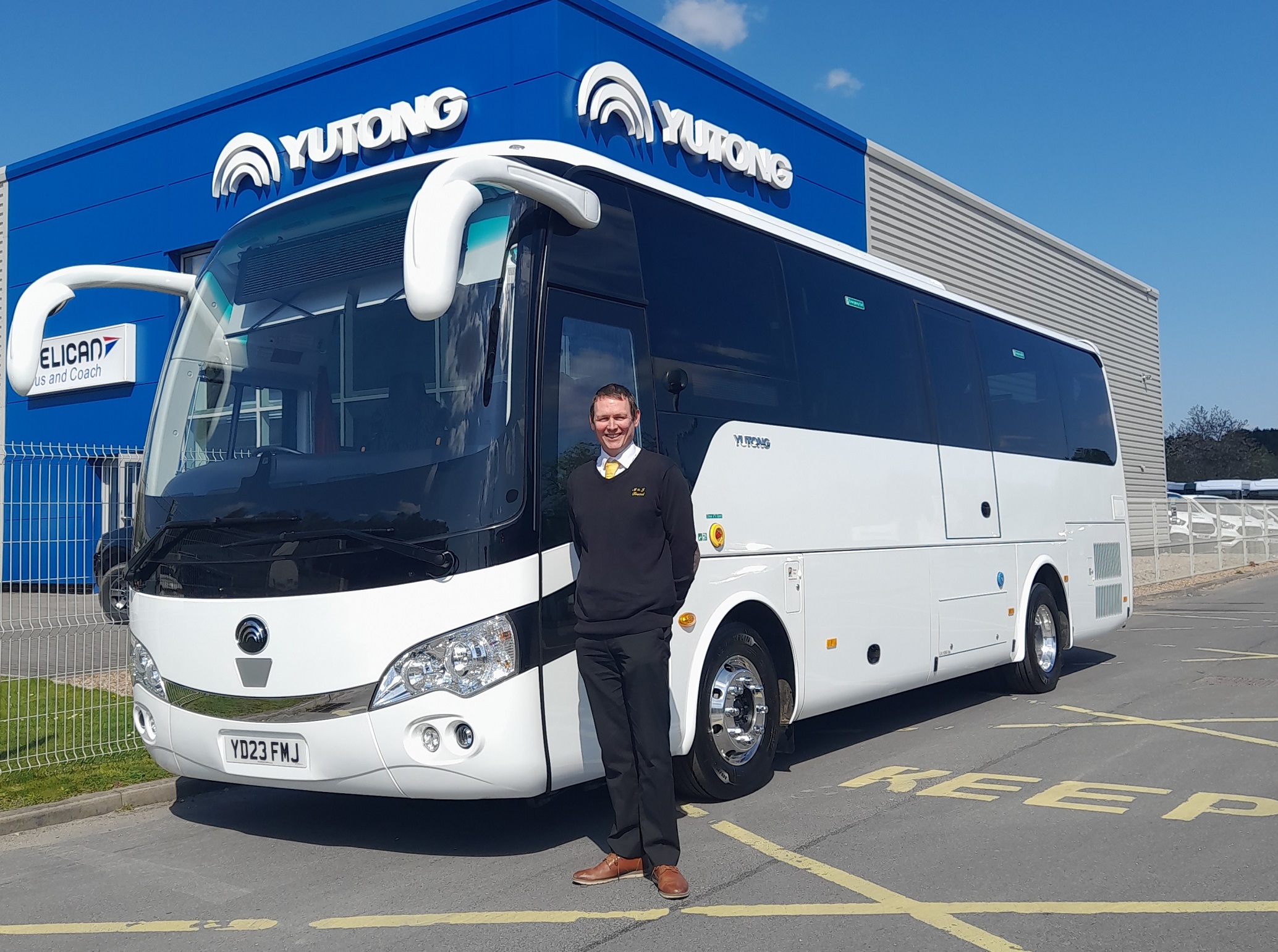 Yutong TC9 for M&J Travel of Shropshire