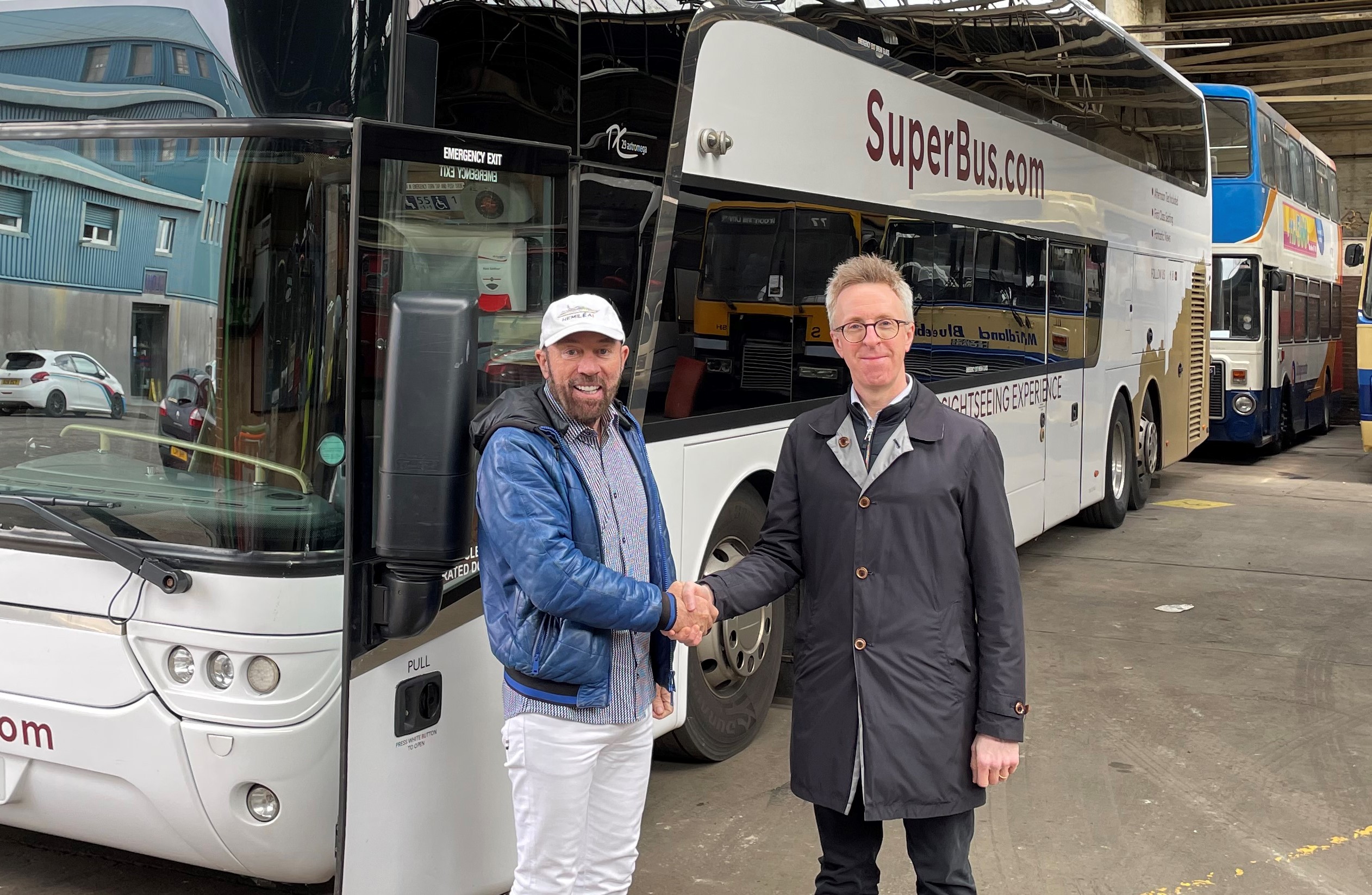 Sir Brian Souter donates former Megabus Gold coach to GVVT